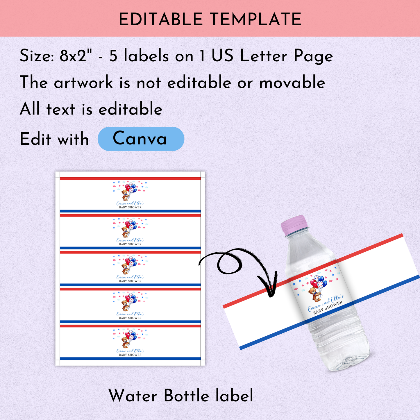 Patriotic Baby Shower Favor Bundle