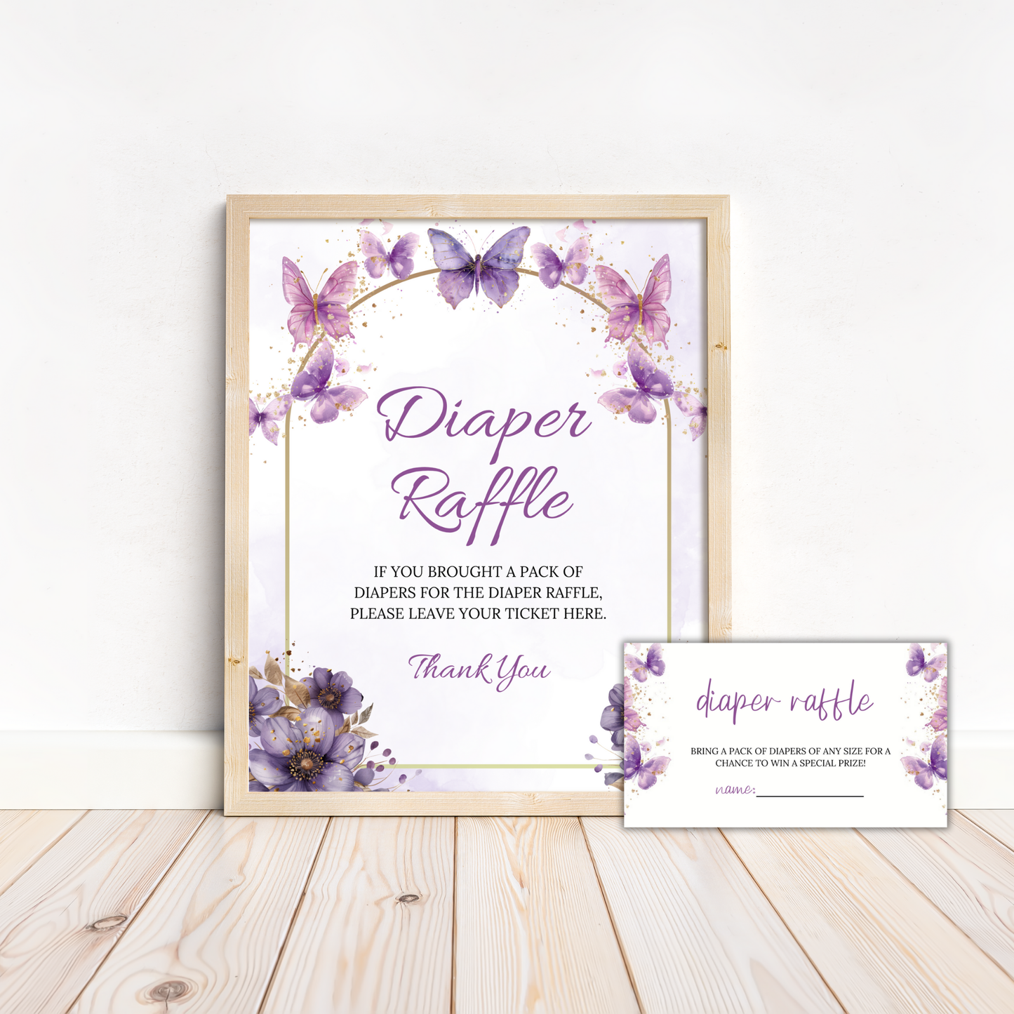 Enchanted Baby Shower Table Sign Bundle