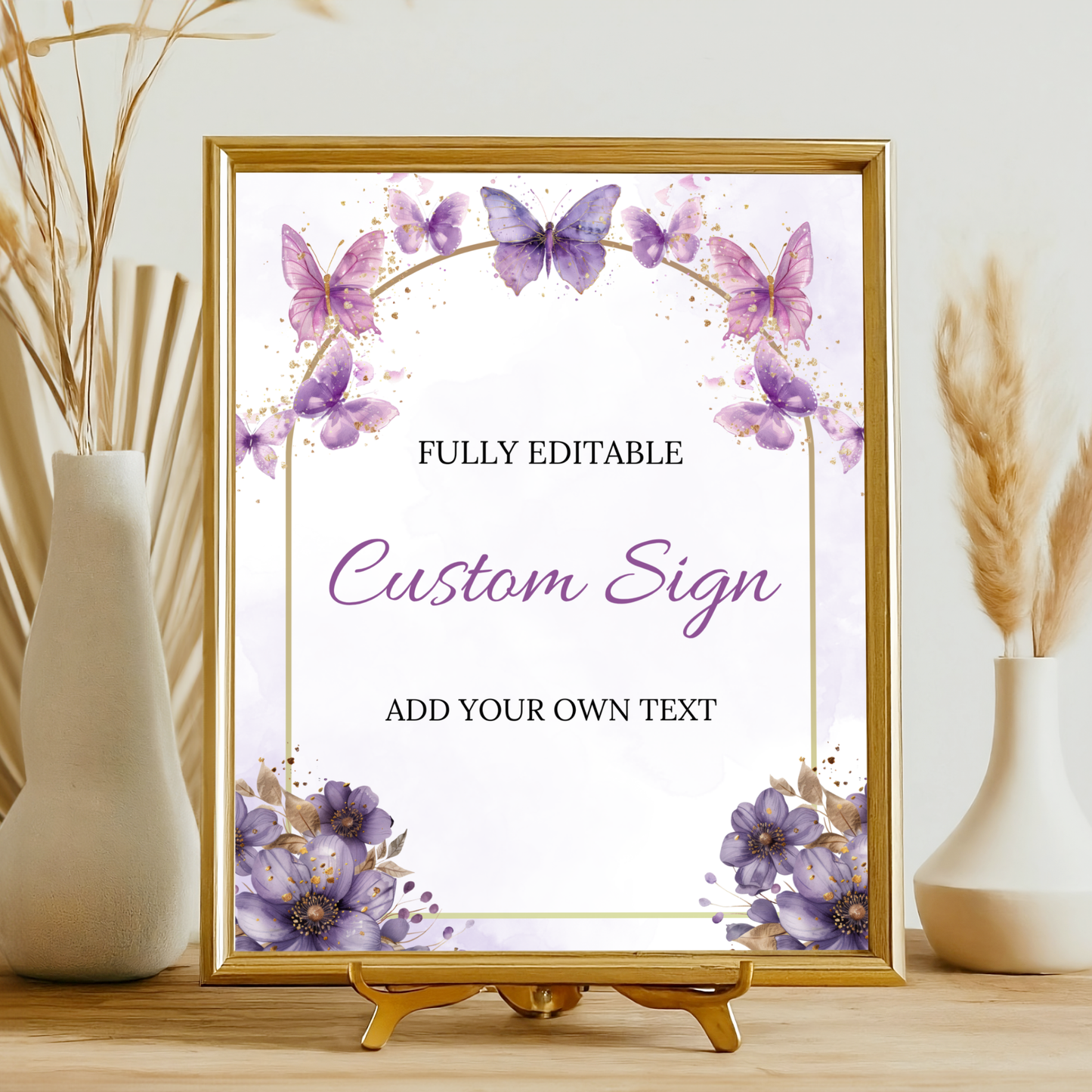 Enchanted Baby Shower Table Sign Bundle