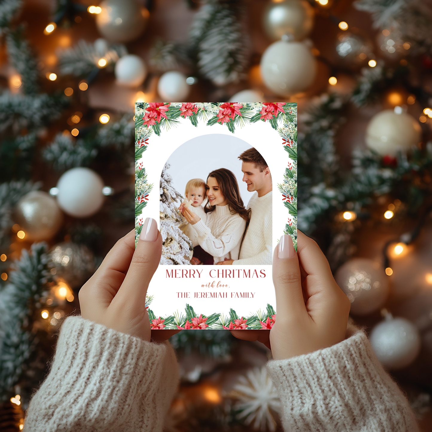 Christmas Photo Card Template