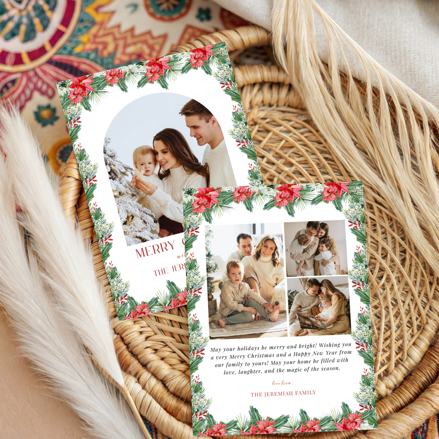 Christmas Photo Card Template
