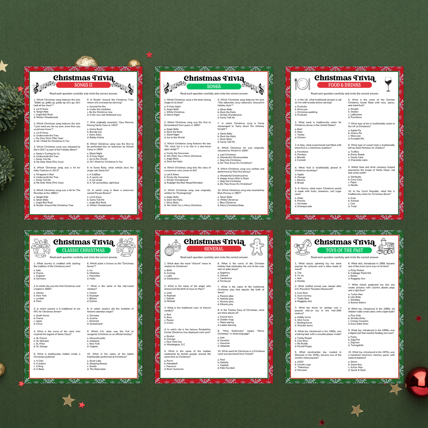Christmas Trivia Game