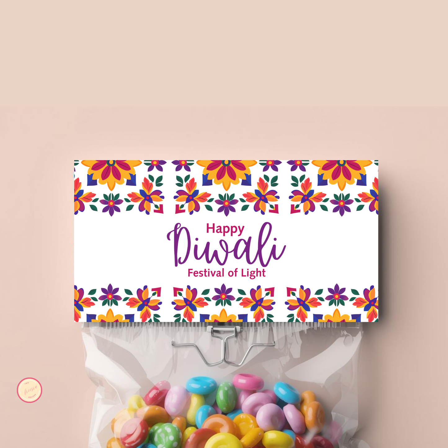 Diwali Treat Bag Topper 2