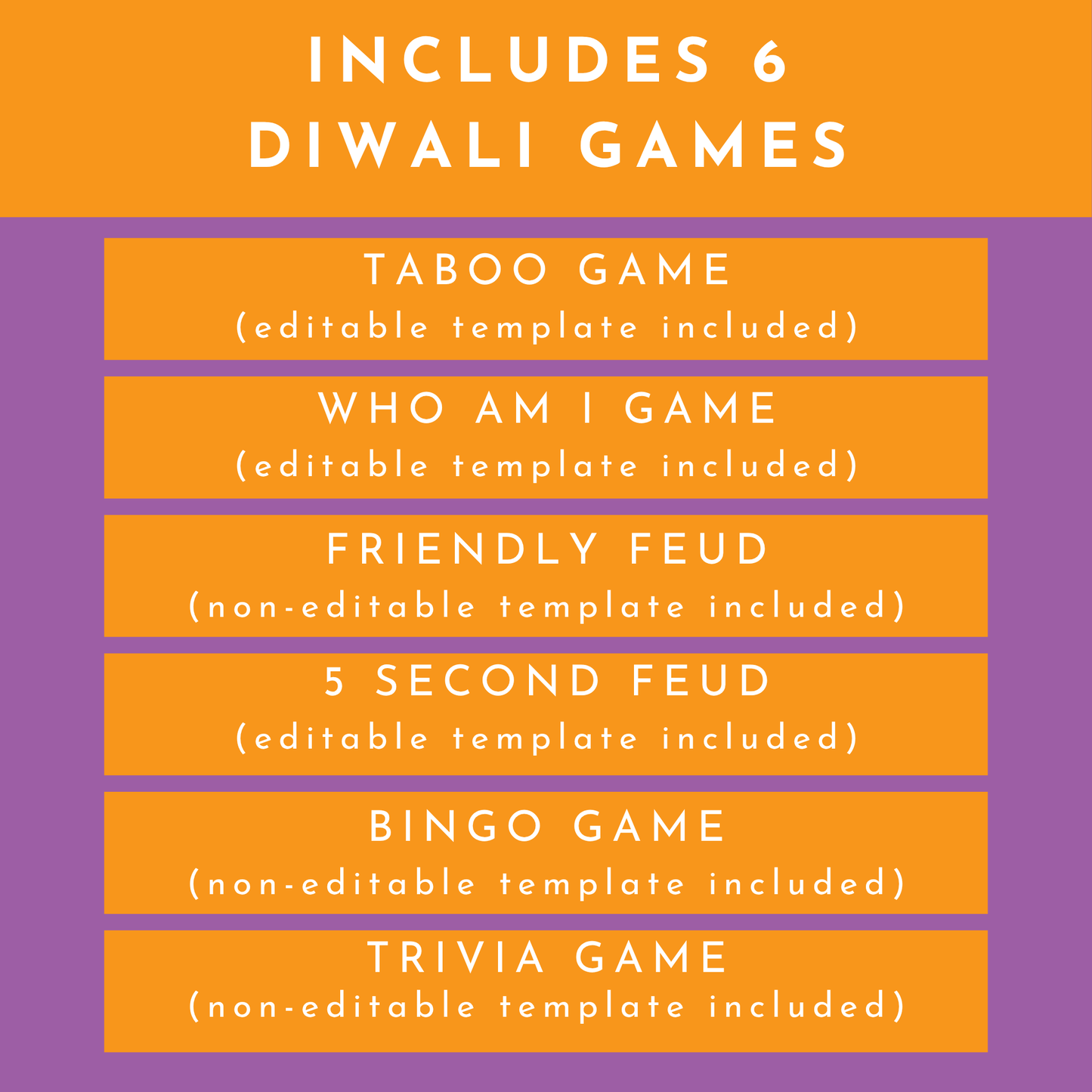 Ultimate Diwali Party Game Bundle