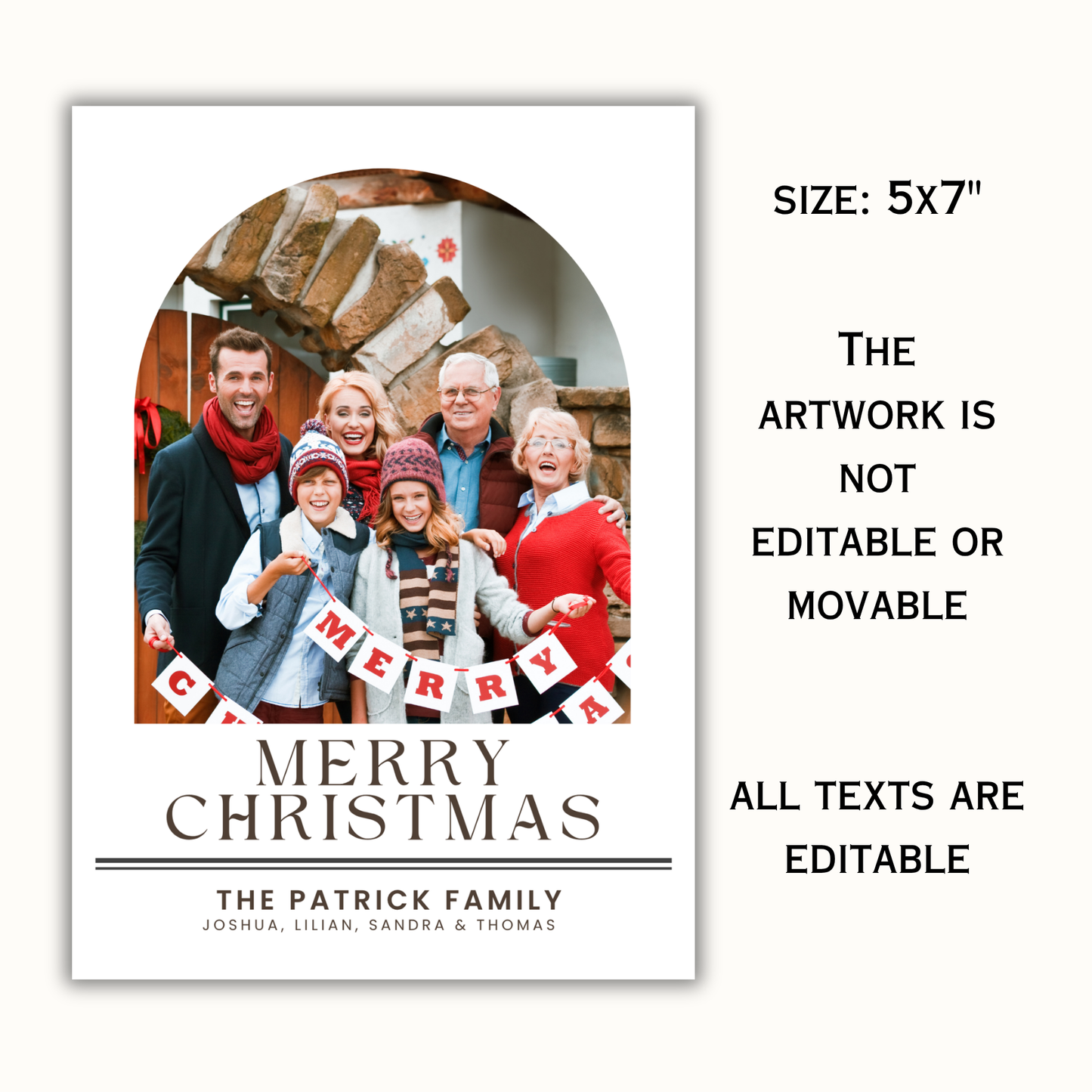 Year in Review Photo Card Template