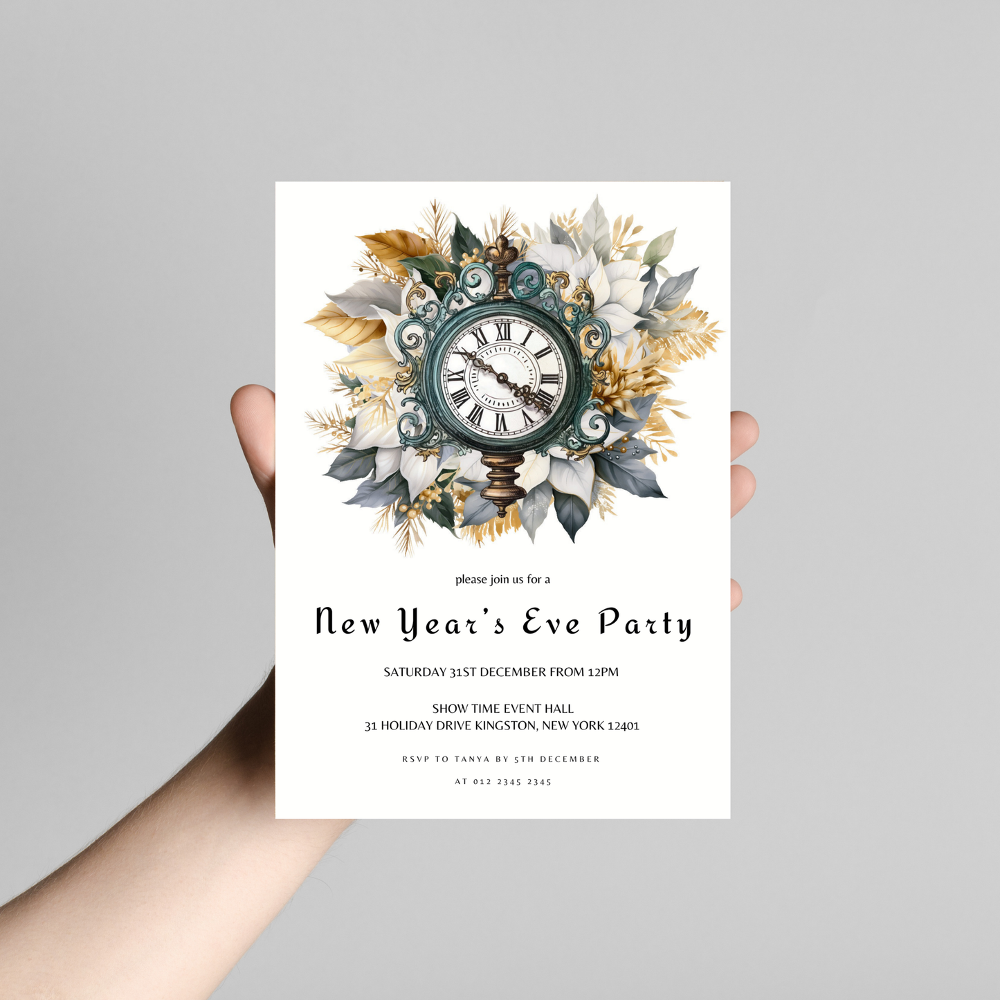 New Years Eve Invitation Template