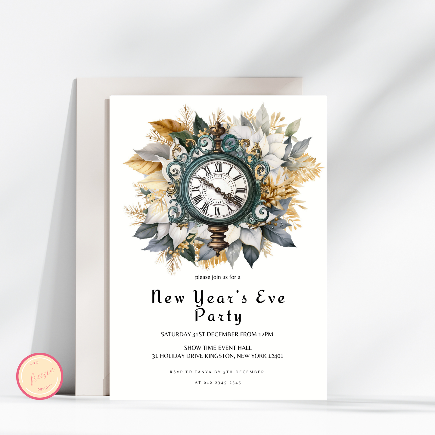 New Years Eve Invitation Template