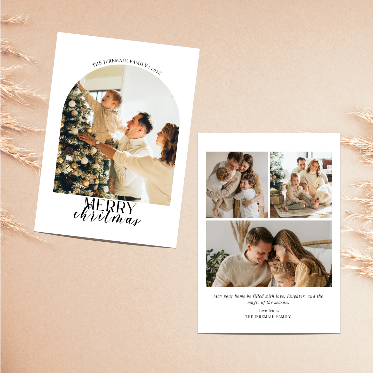 Holiday Photo Card Template