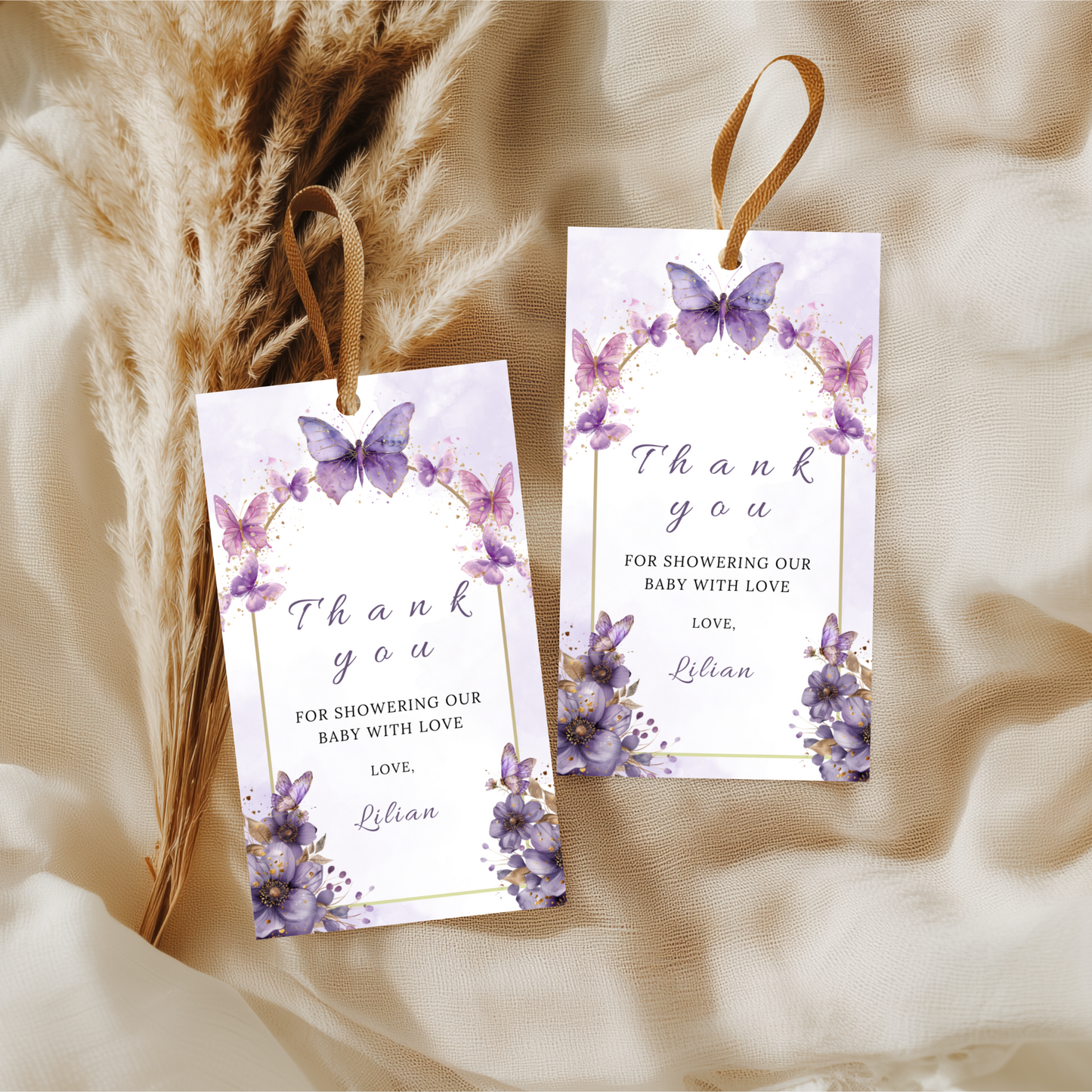 Enchanted Baby Shower Thank You Tag