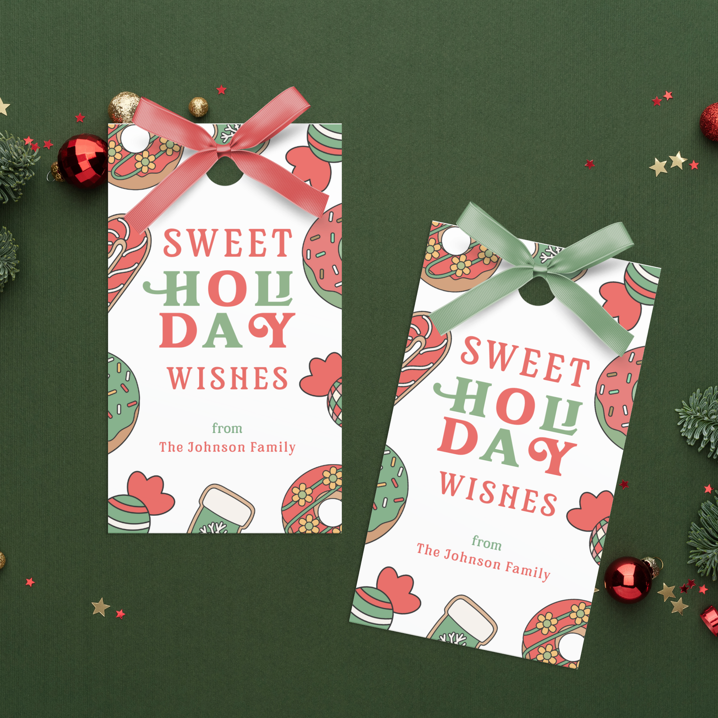 Sweet Holiday Wishes Gift Tag