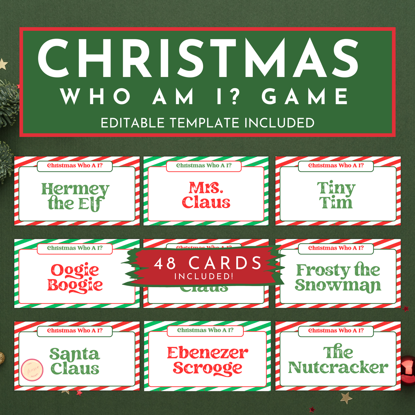 Christmas Who Am I? Game 01