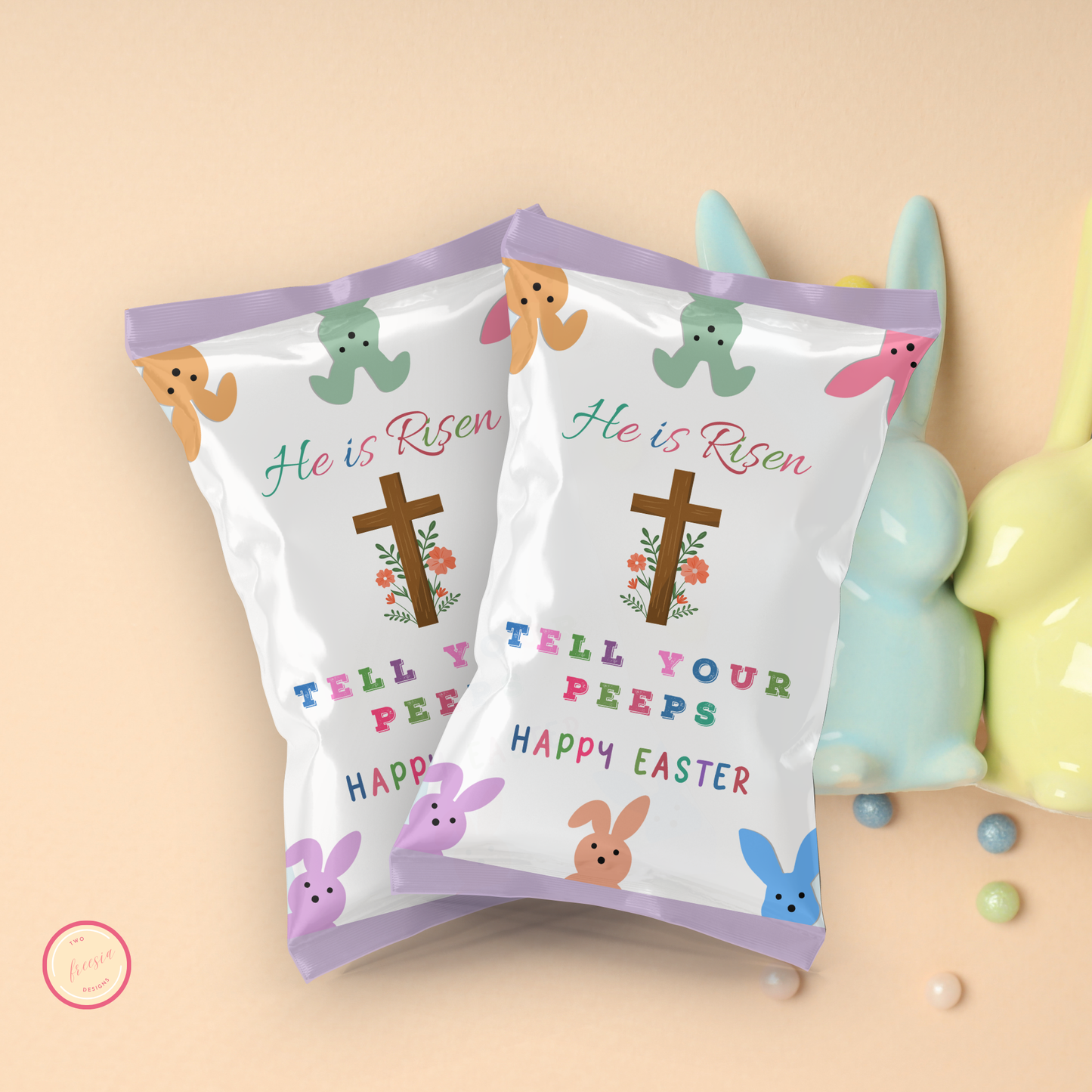 He is Risen Chip Bag - Ready to Print PDF