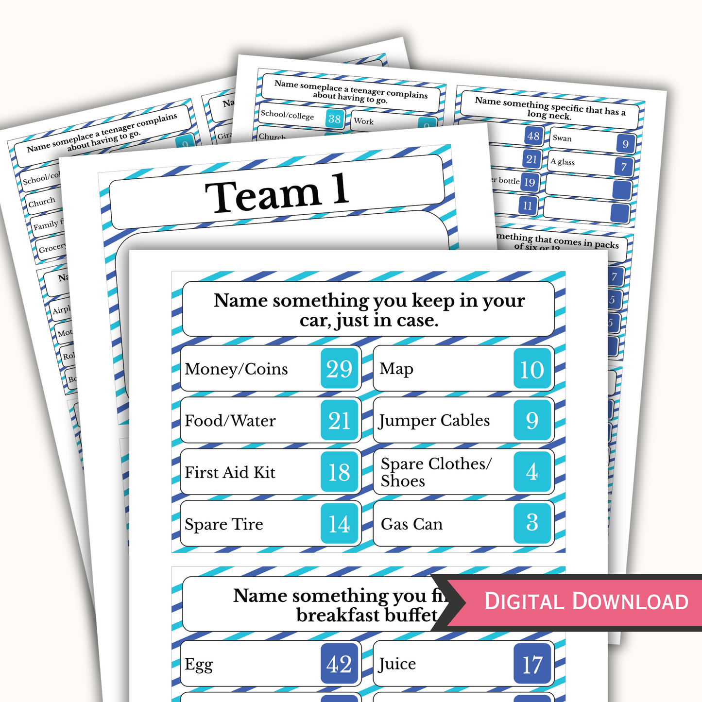 Family Reunion Trivia Feud