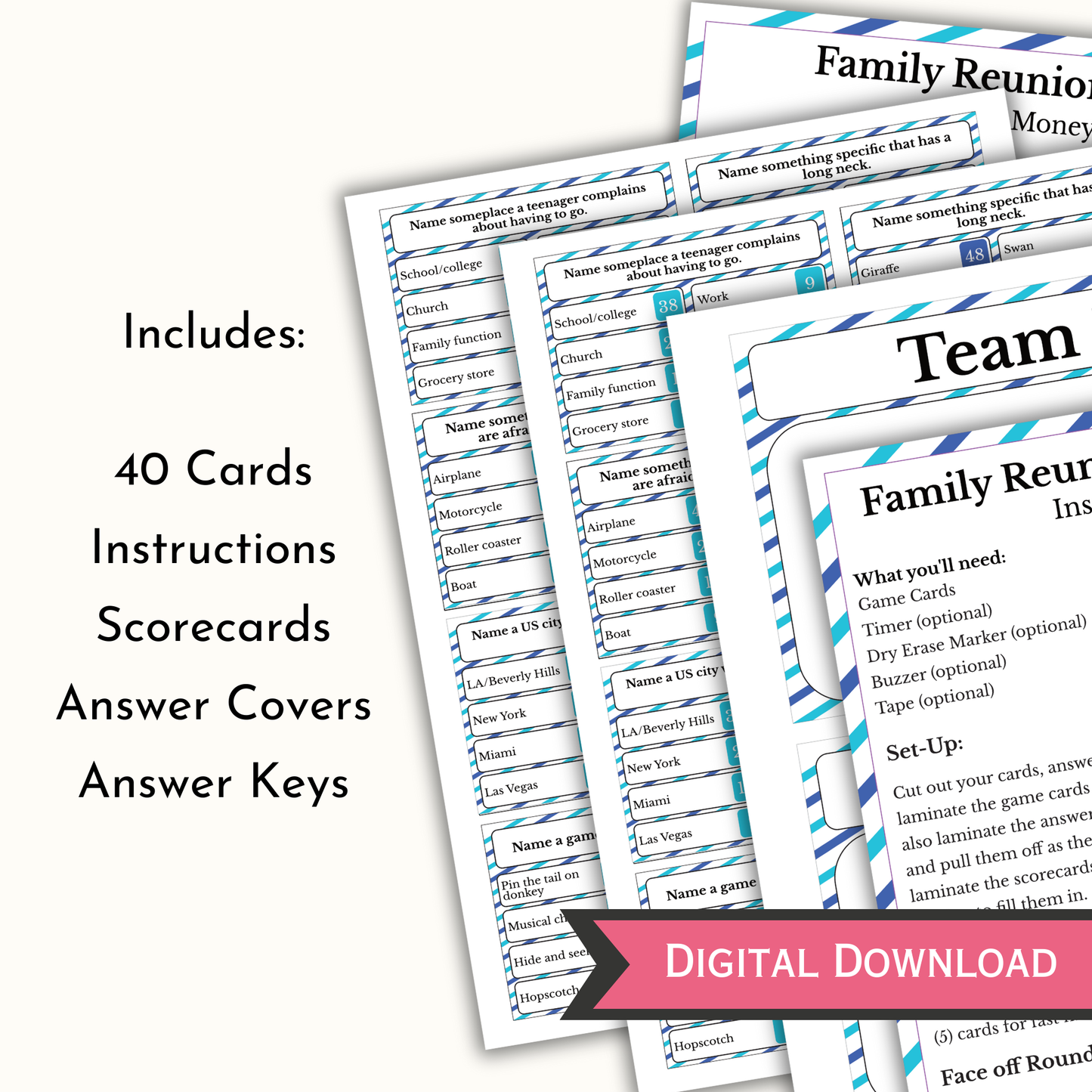 Family Reunion Trivia Feud