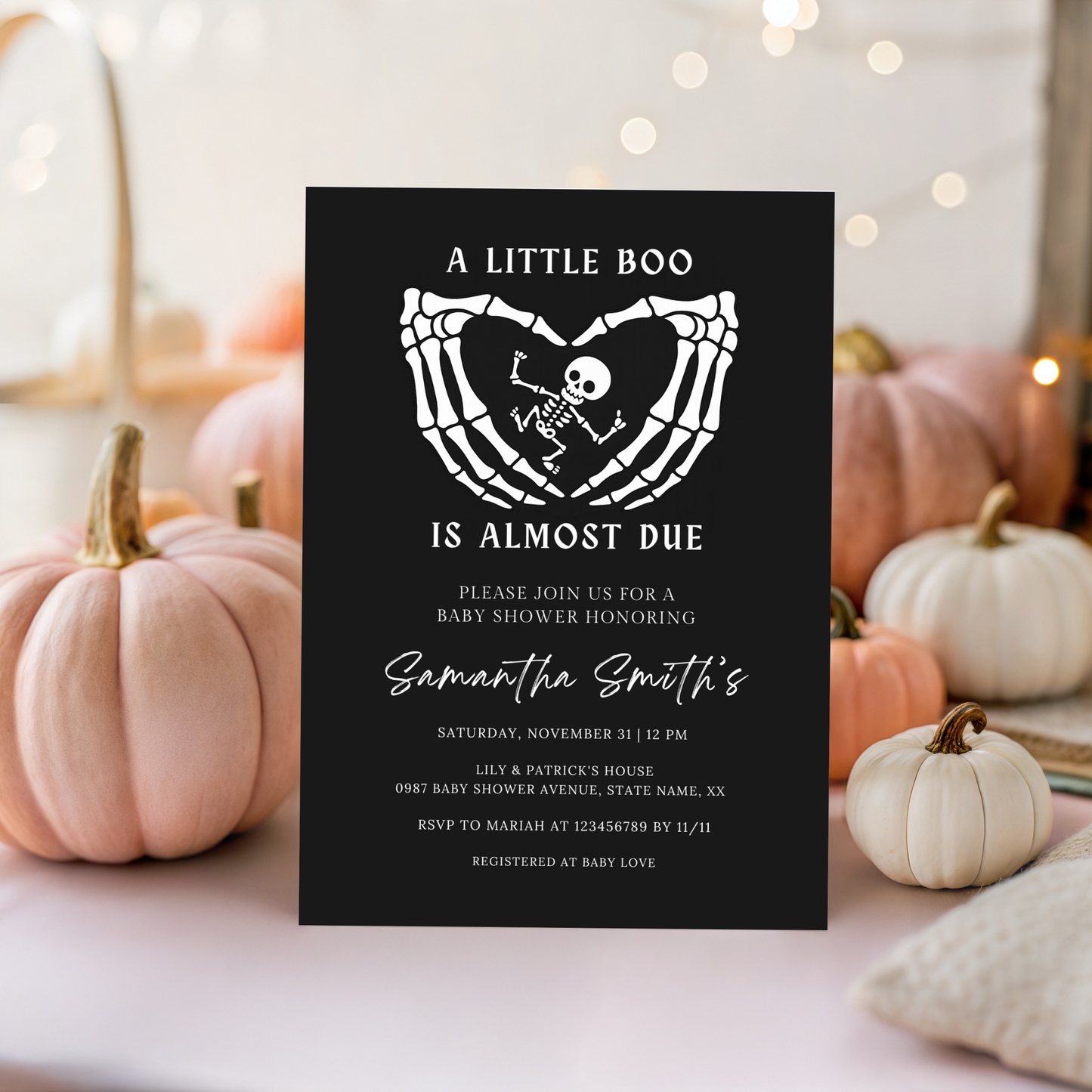 A Little Boo Shower Invitation Bundle