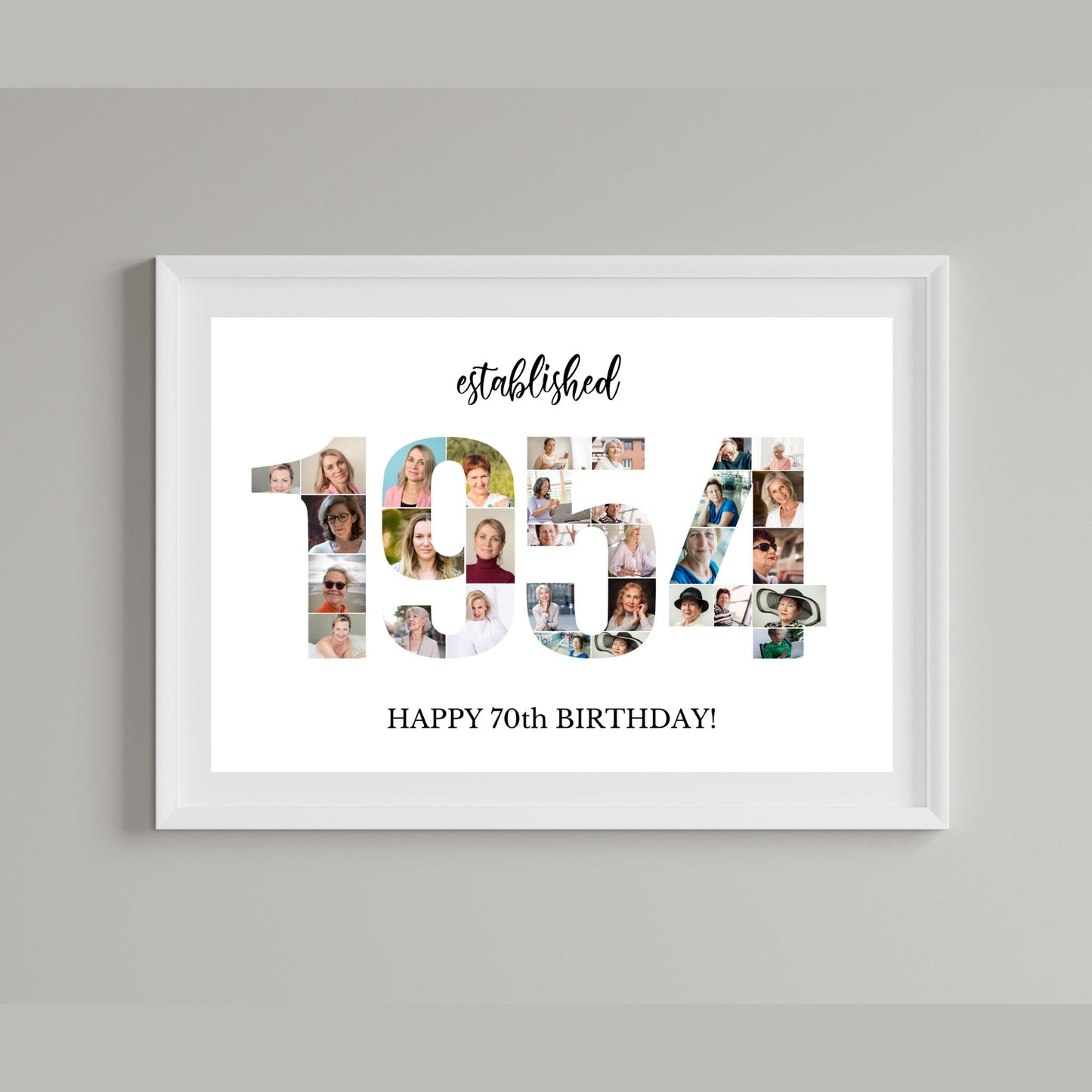 1954 Photo Collage Template