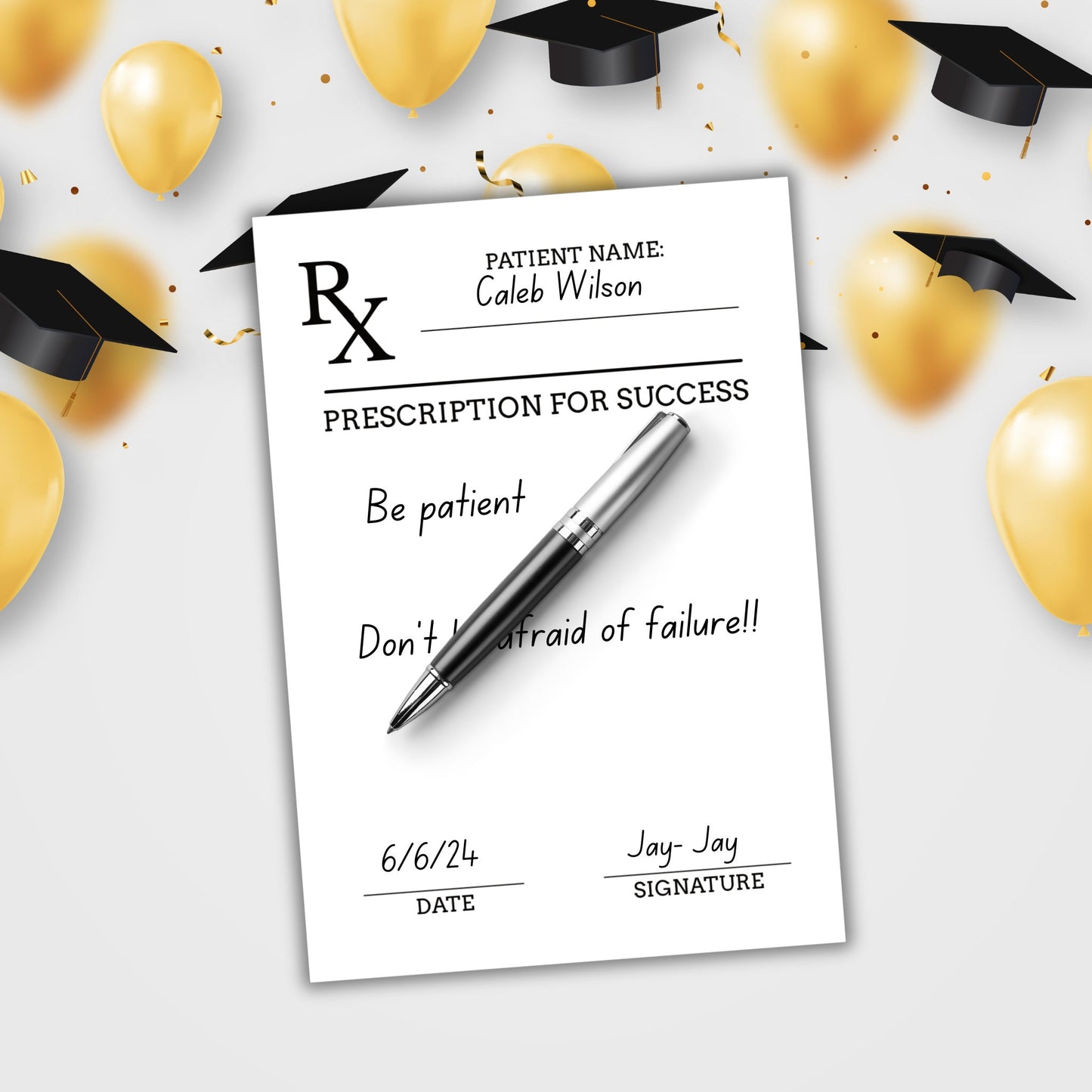 Please Leave Your Prescription for Success Sign