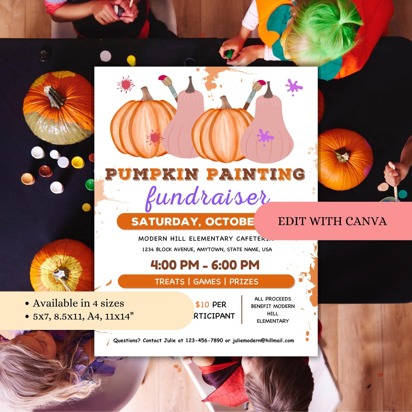 Pumpkin Painting Flyer Template