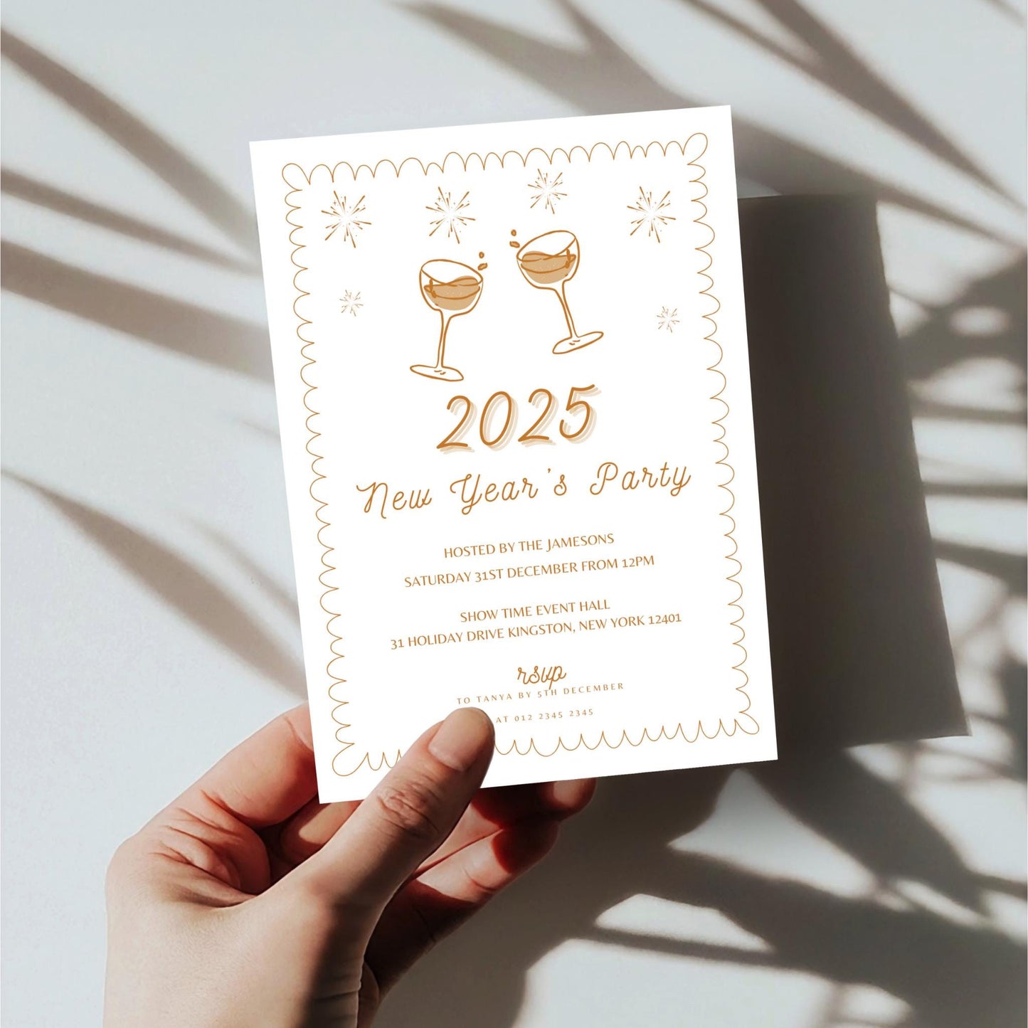 Gold New Years Eve Invitation | 2026