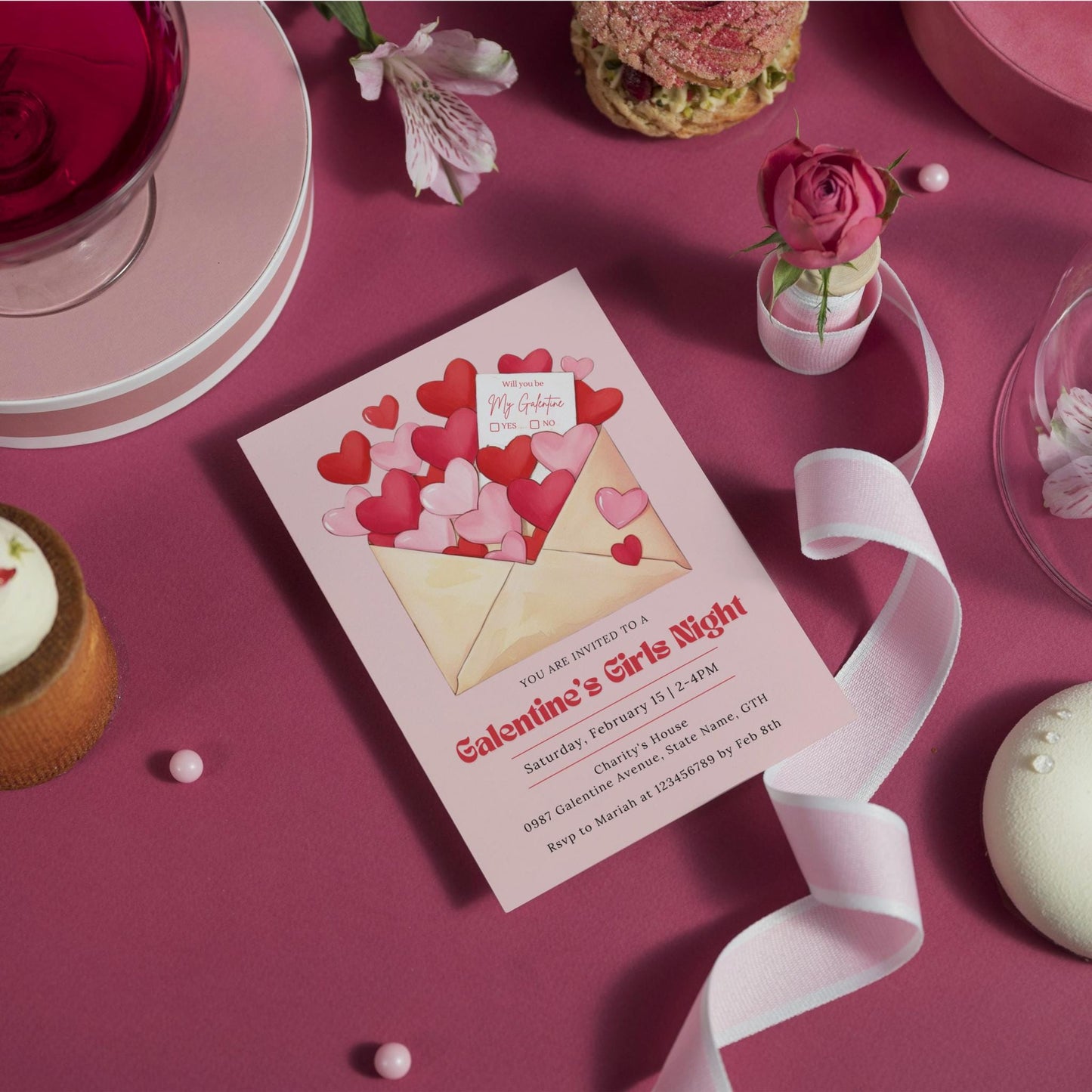 Be My Galentine Invitation