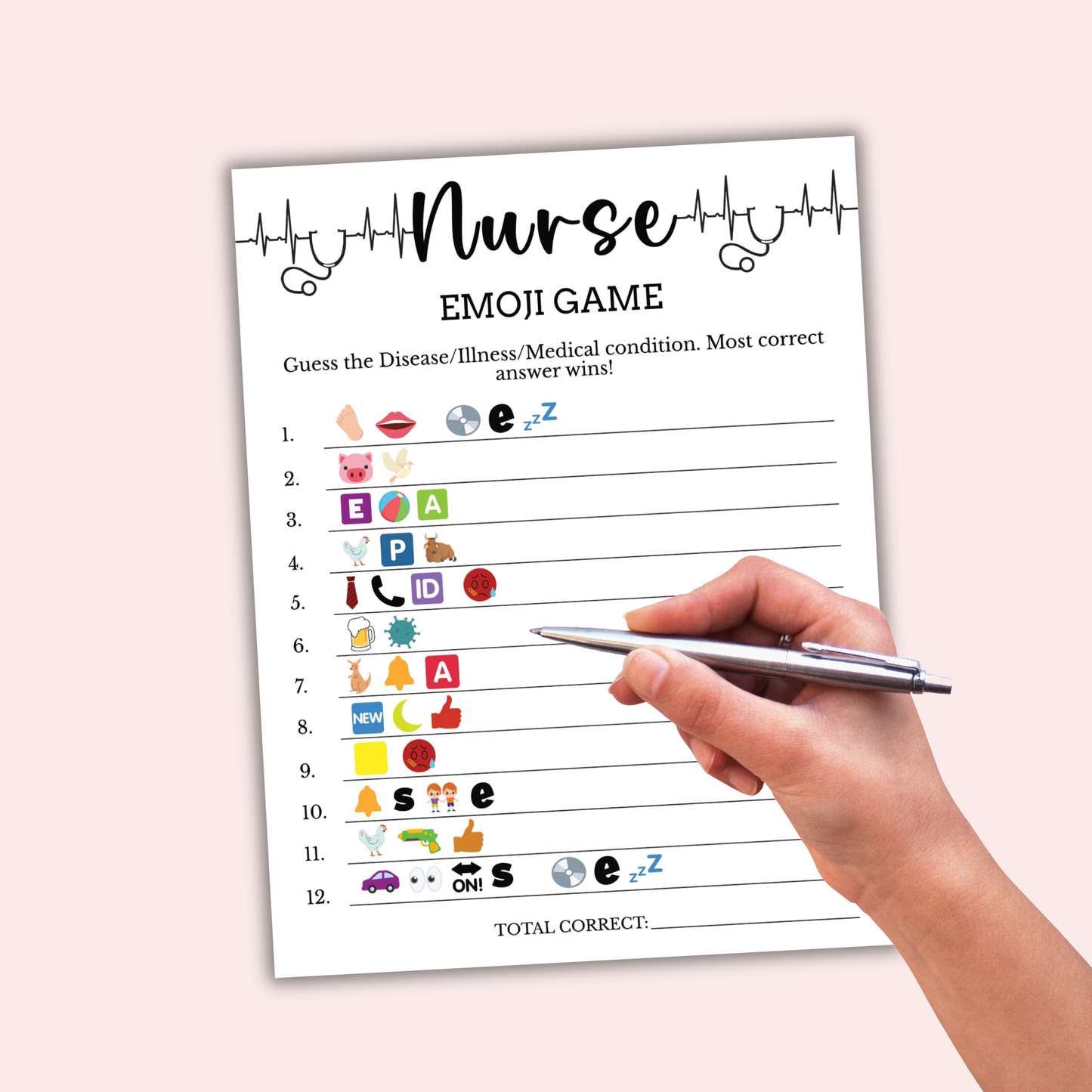 Nurse Emoji Game