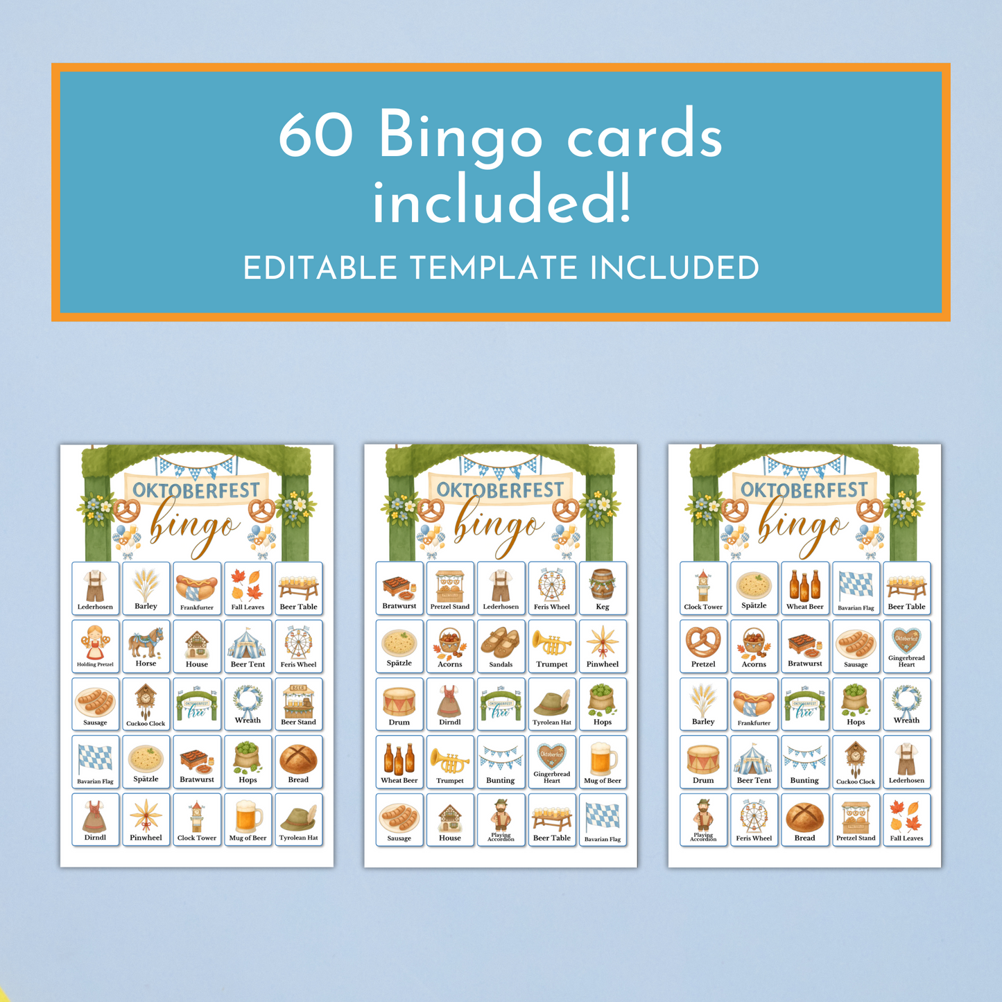 Oktoberfest Party Game Bundle