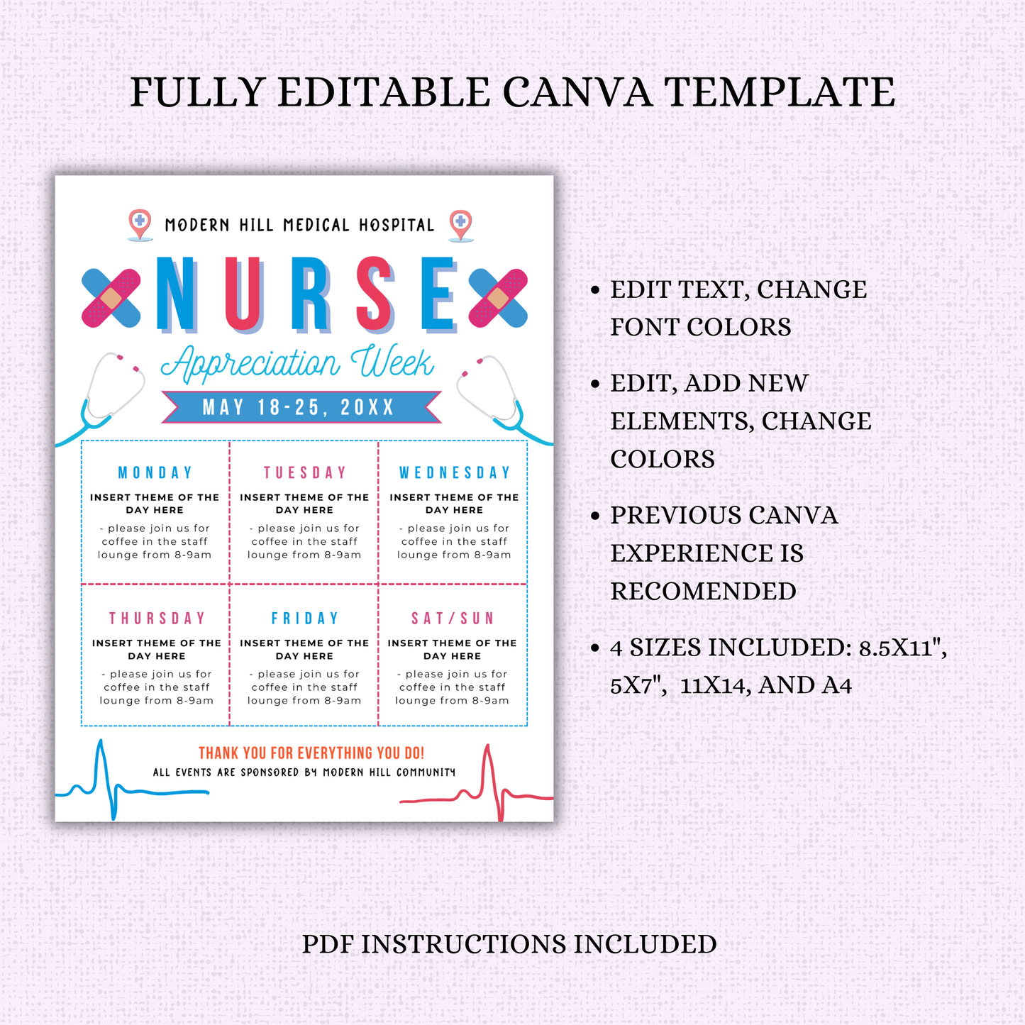 Nurse Appreciation Week Flyer
