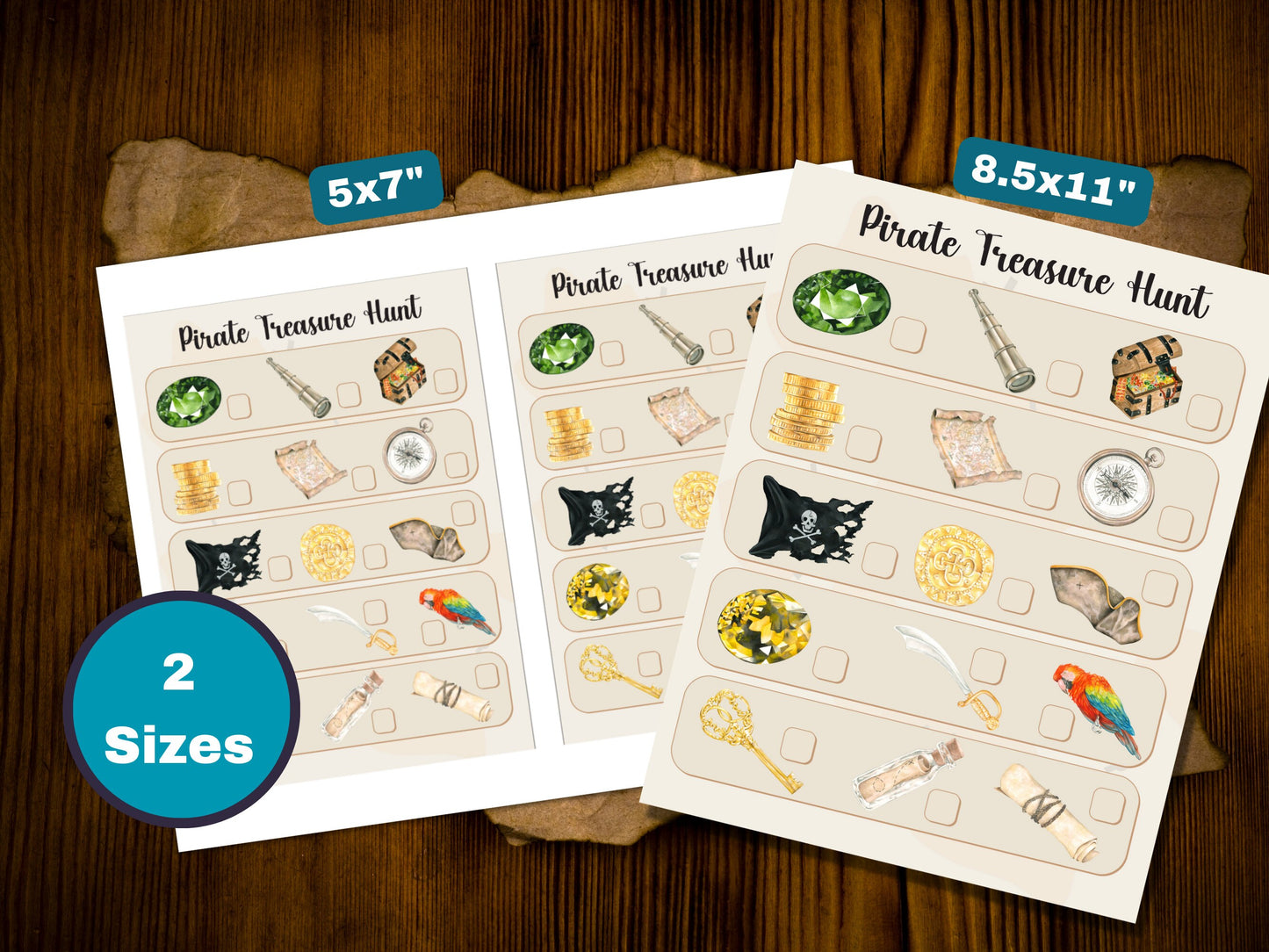Pirate Treasure Hunt Game