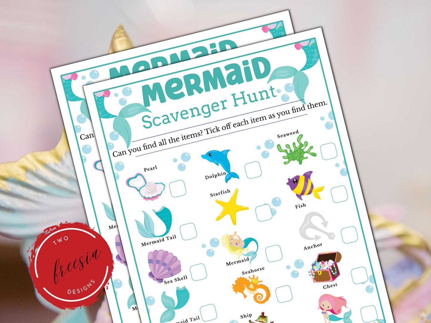 Mermaid Treasure Hunt