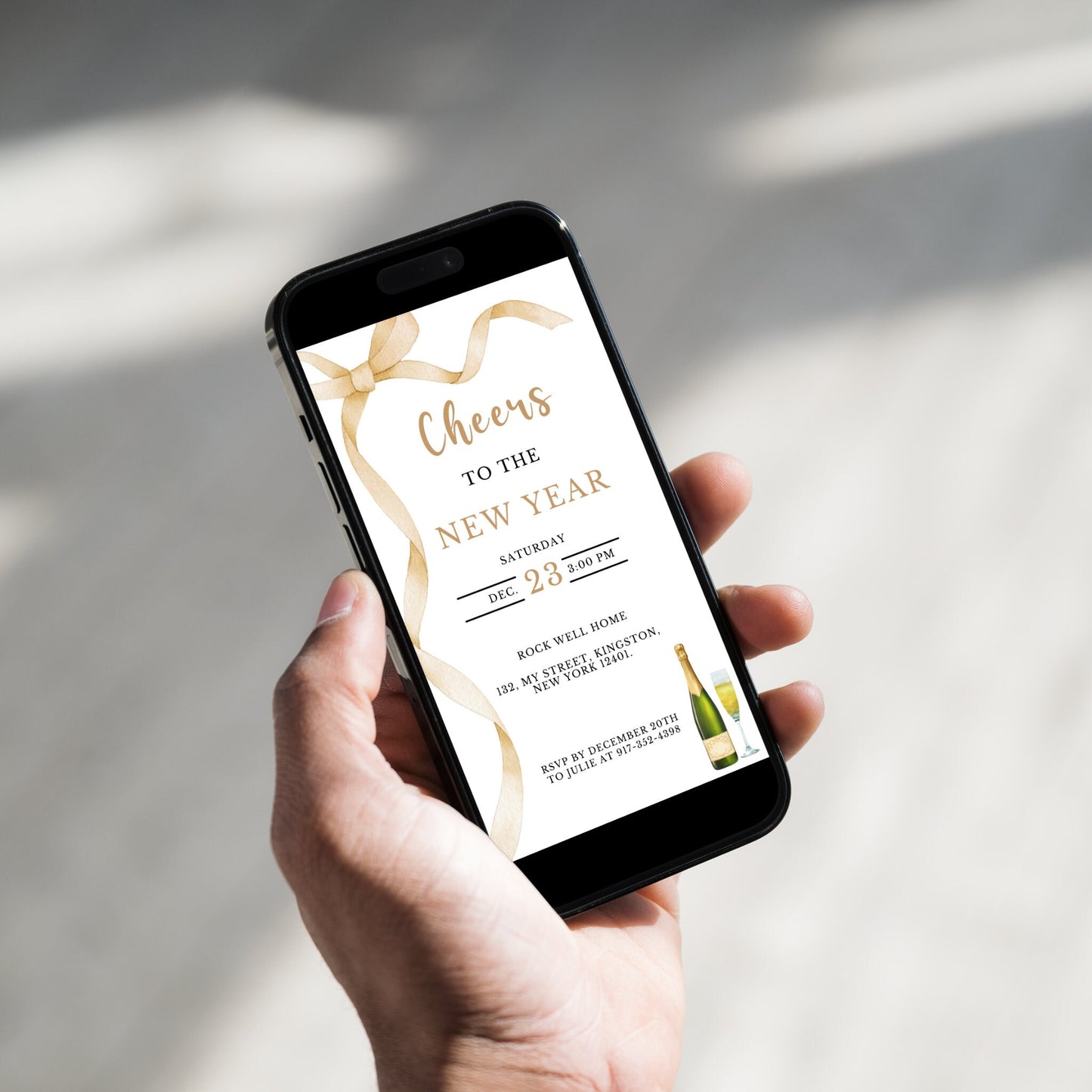 New Years Eve Invitation Template