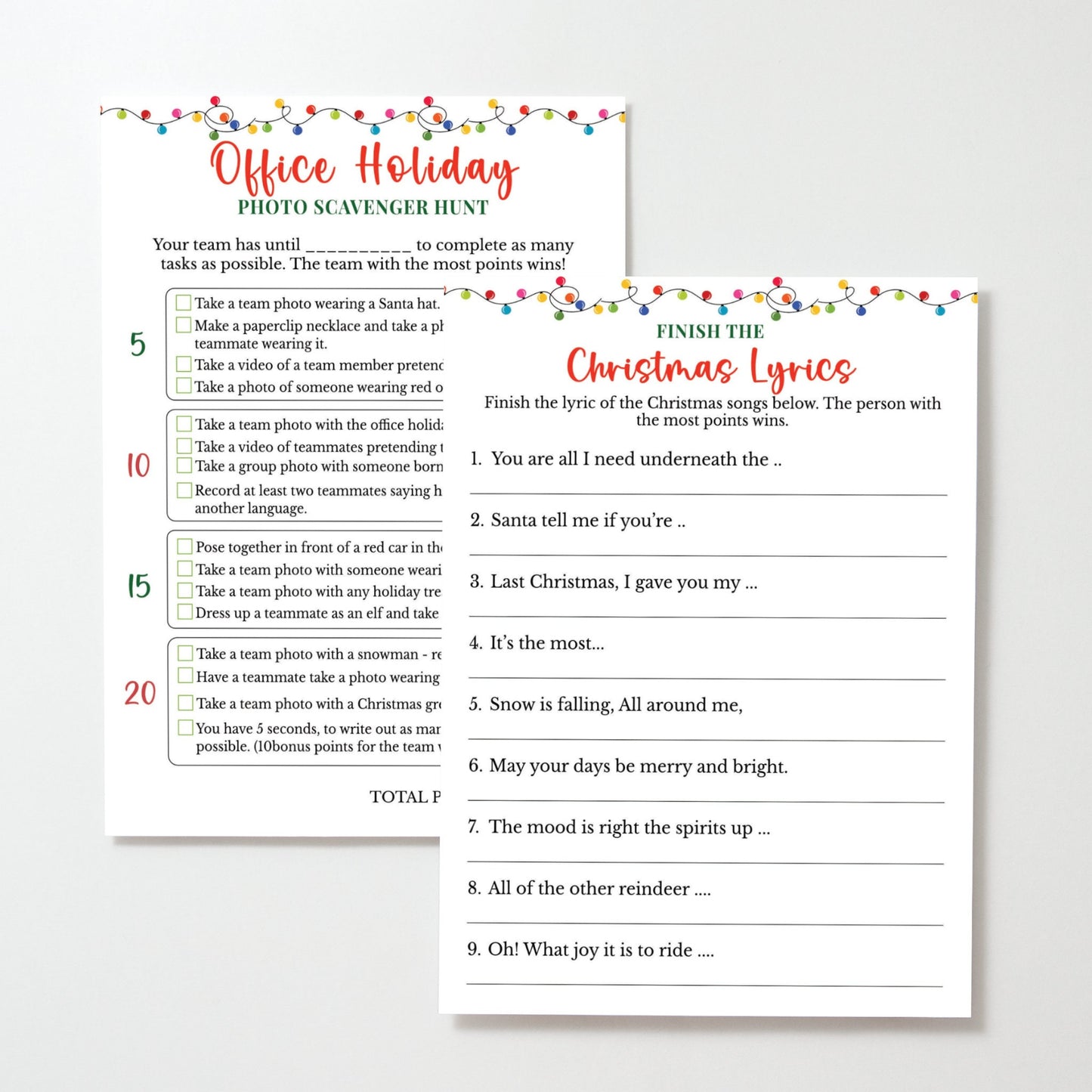 15 Christmas Work Party Games