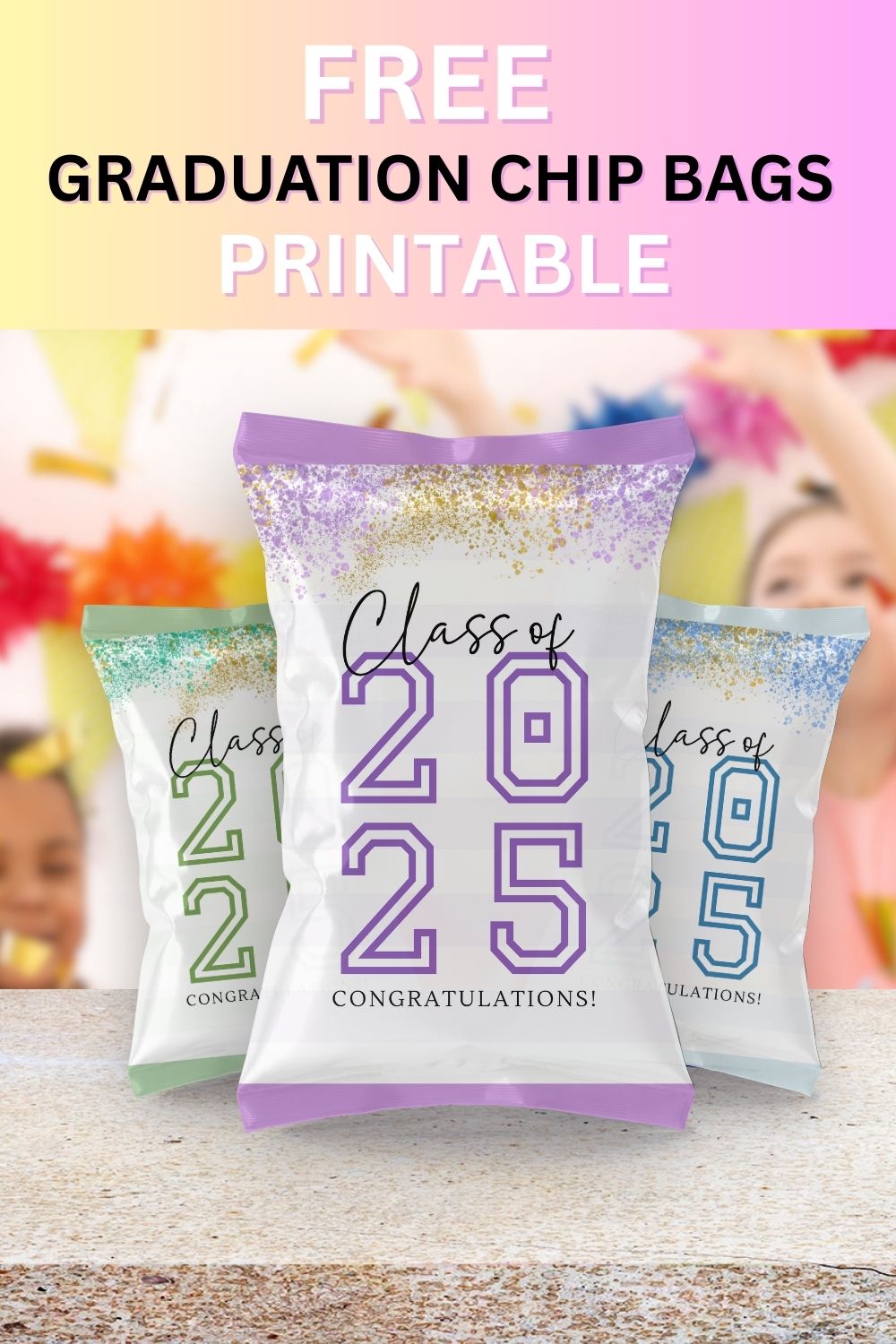 Free graduation Chip Bag PDF
