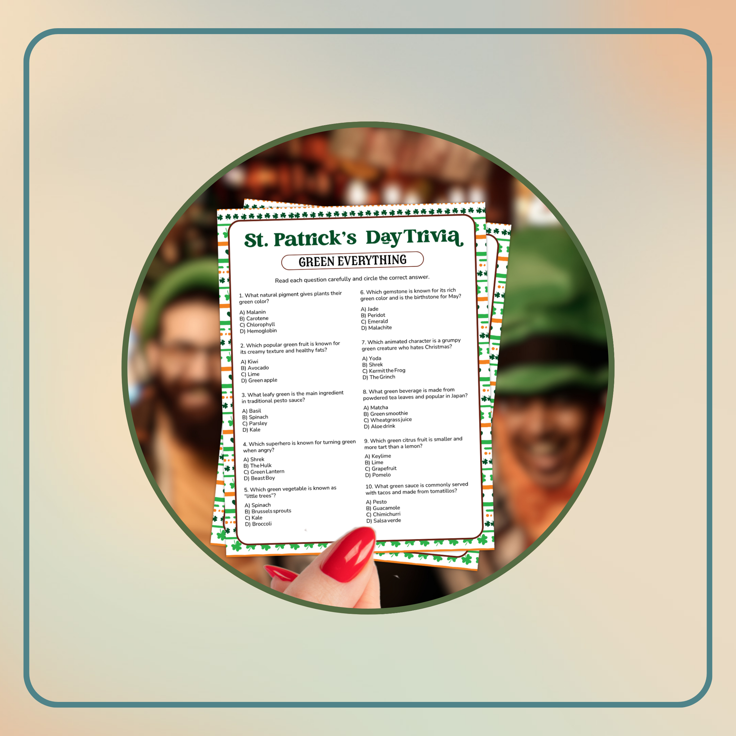 St Patrick's Party Printable