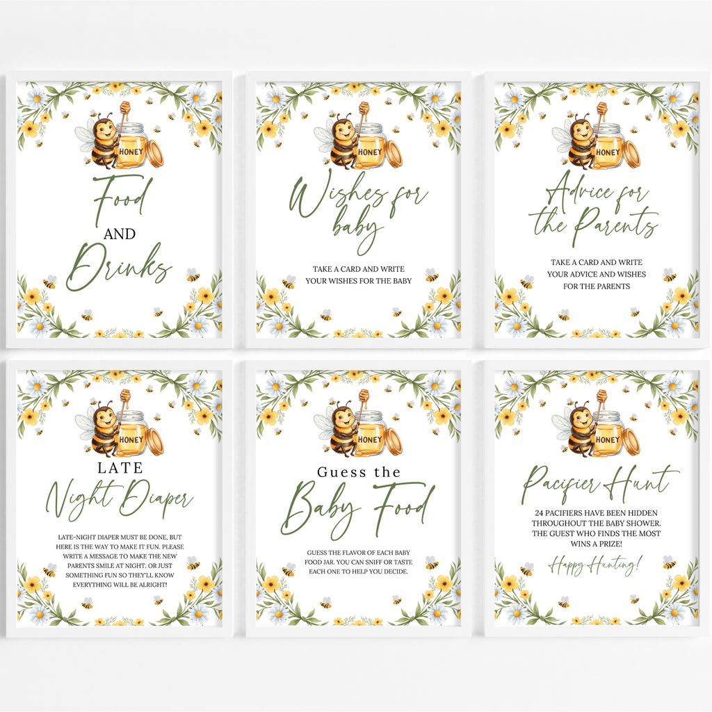 A Little Bee Baby Shower Bundle