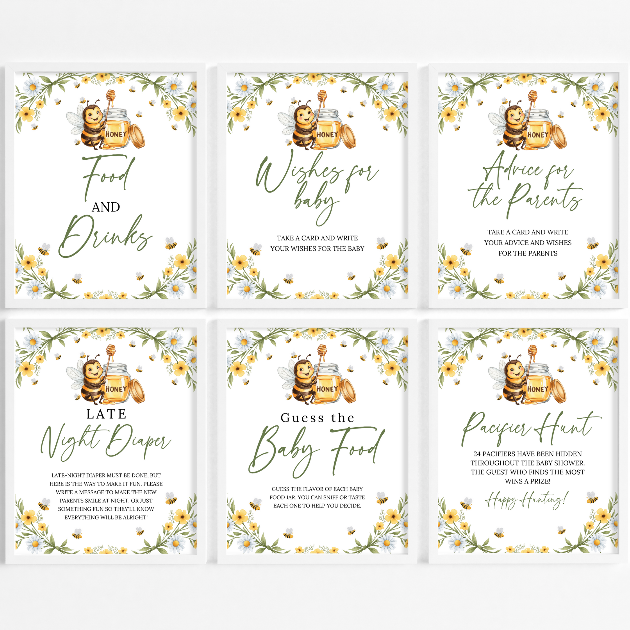 A Little Bee Baby Shower Bundle