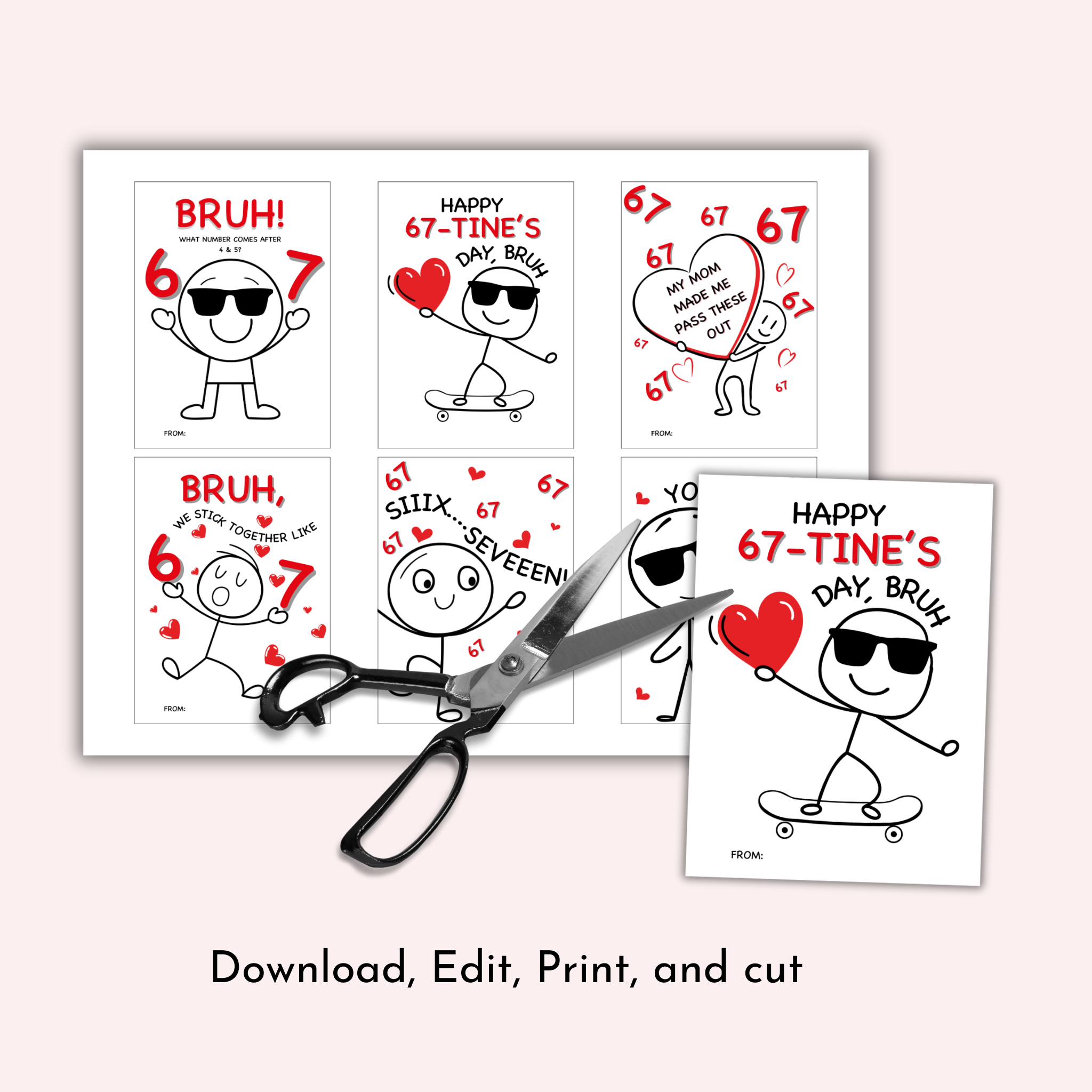 67 Valentine Cards