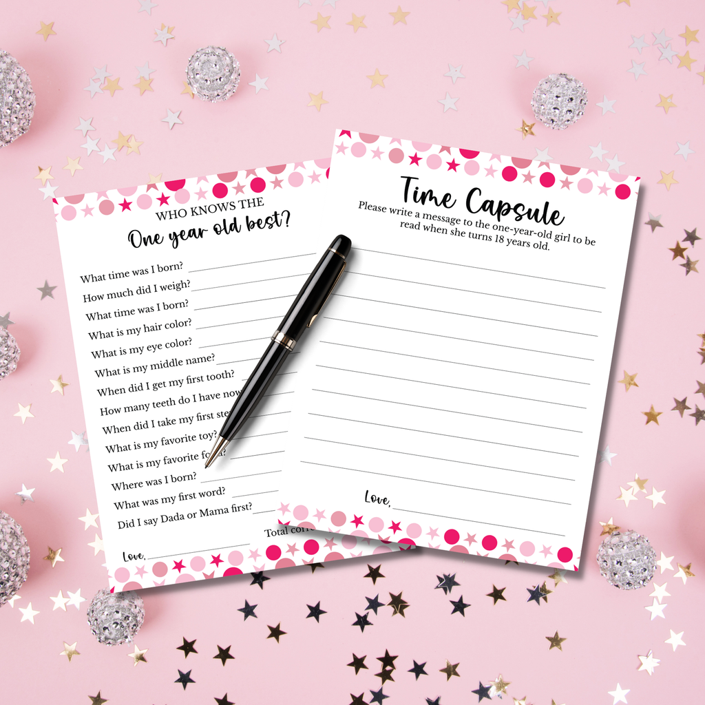 First Birthday Party Games for Girls