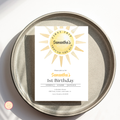 First Trip Around the Sun Invitation