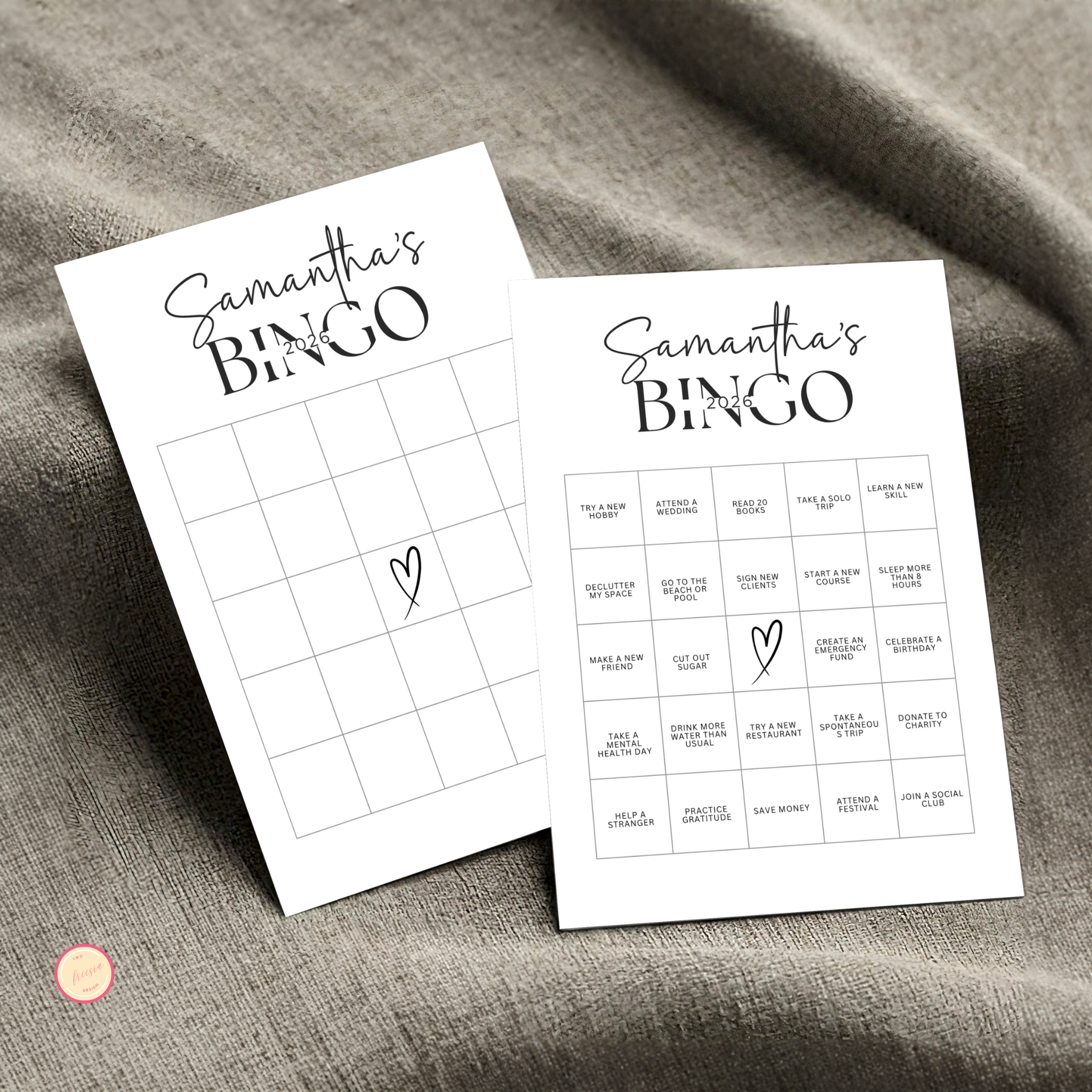 2026 New Year Bingo