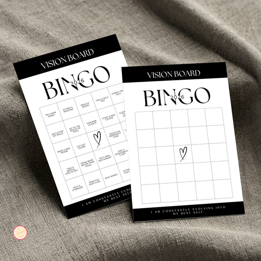 2026 Vision Board Bingo