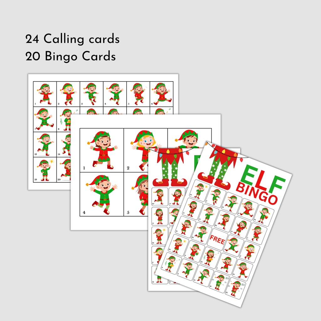 Elf Bingo Game