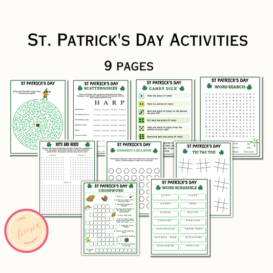 St. Patrick's Day Games and Activity Bundle for Kids