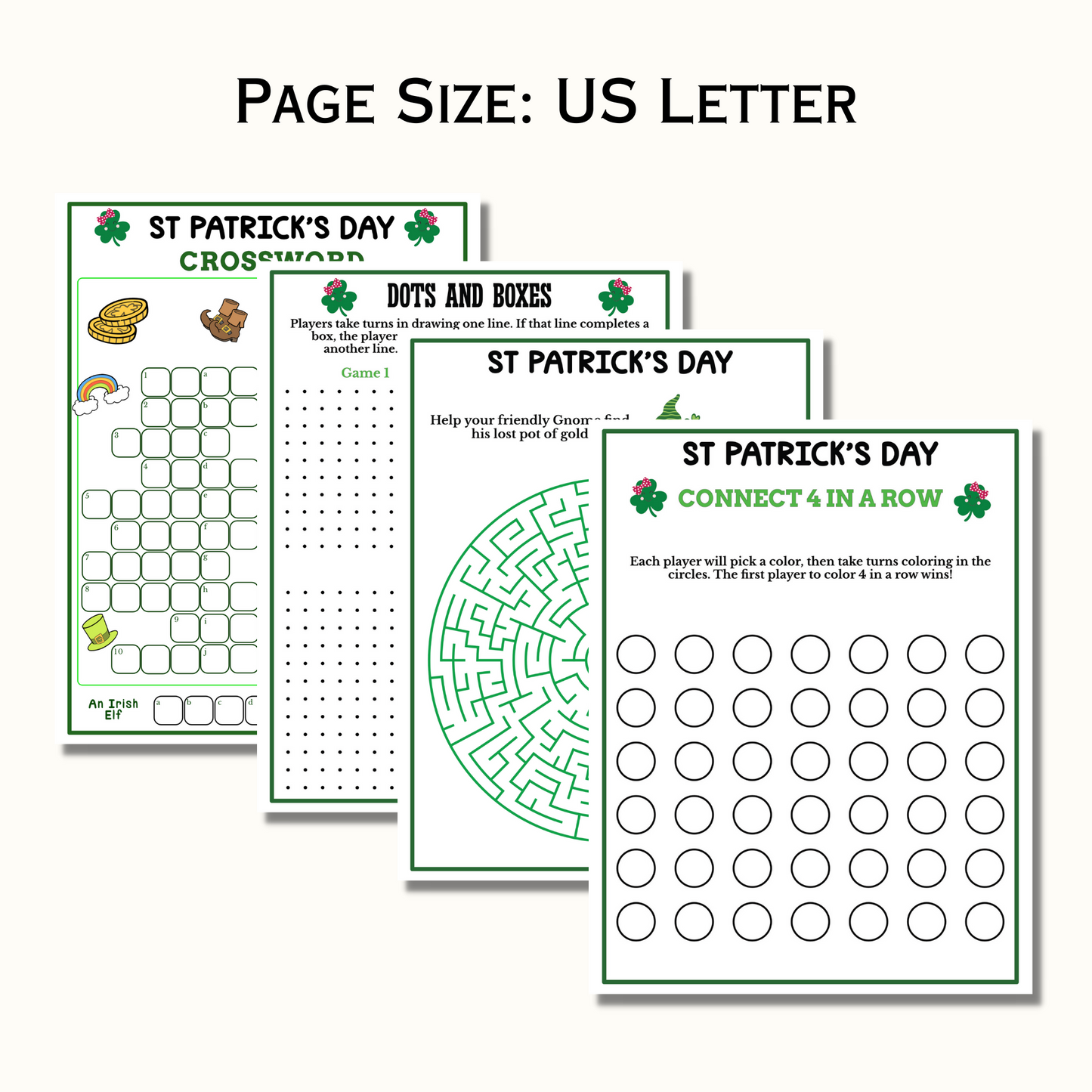 St. Patrick's Day Games and Activity Bundle for Kids