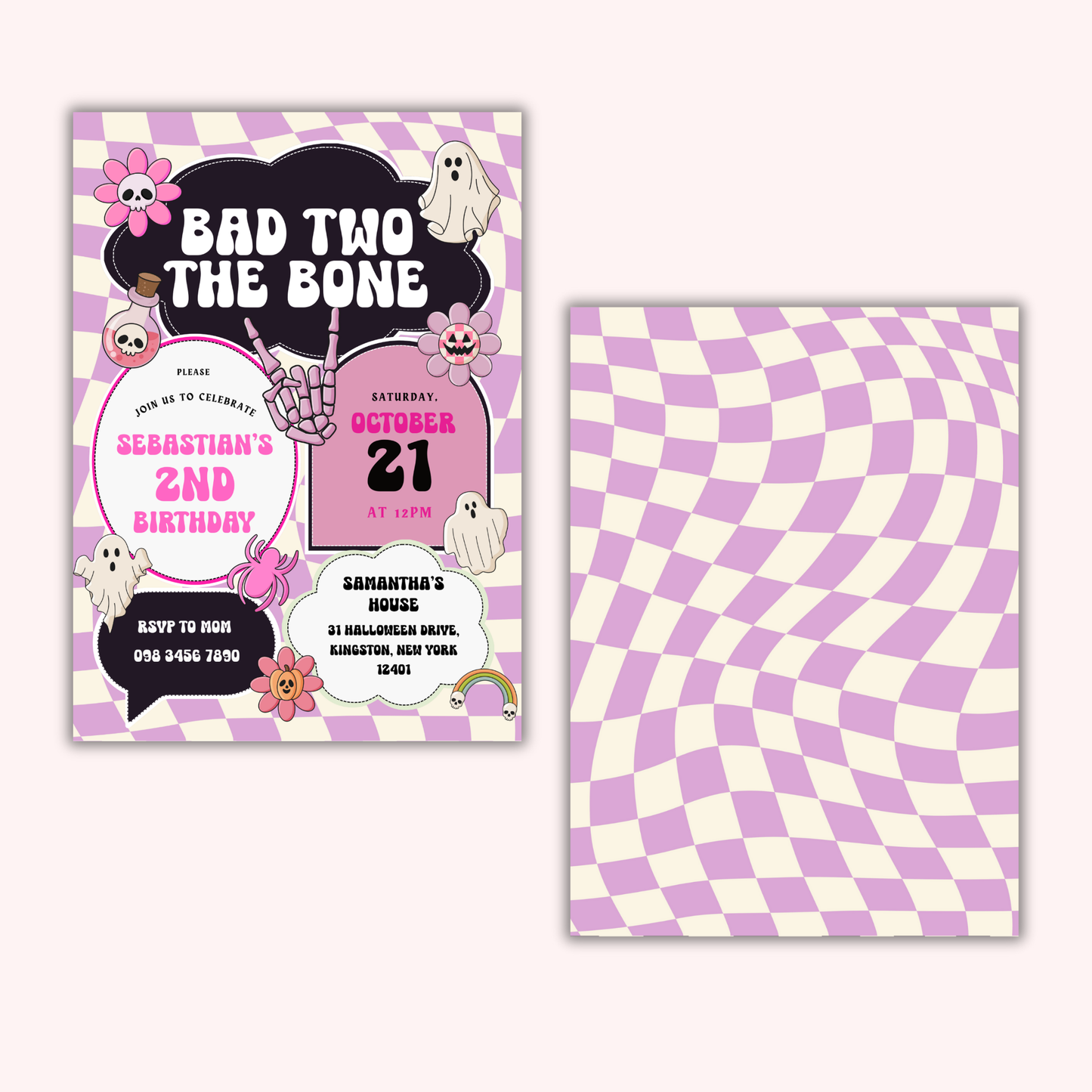 Bad Two the Bone | Groovy Pink