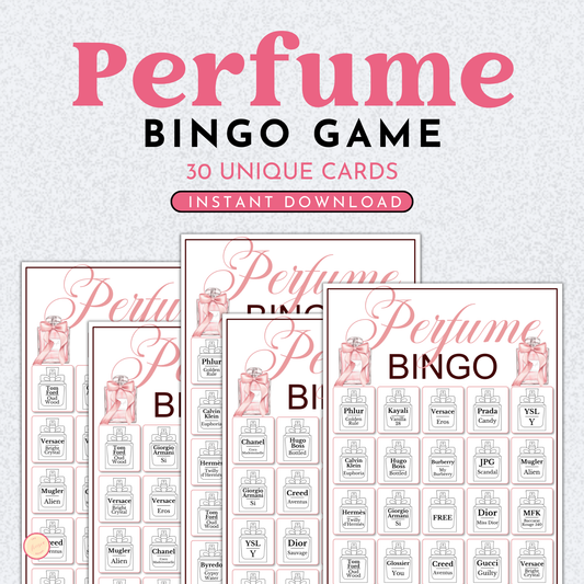 Perfume Bingo Game | 30 Cards