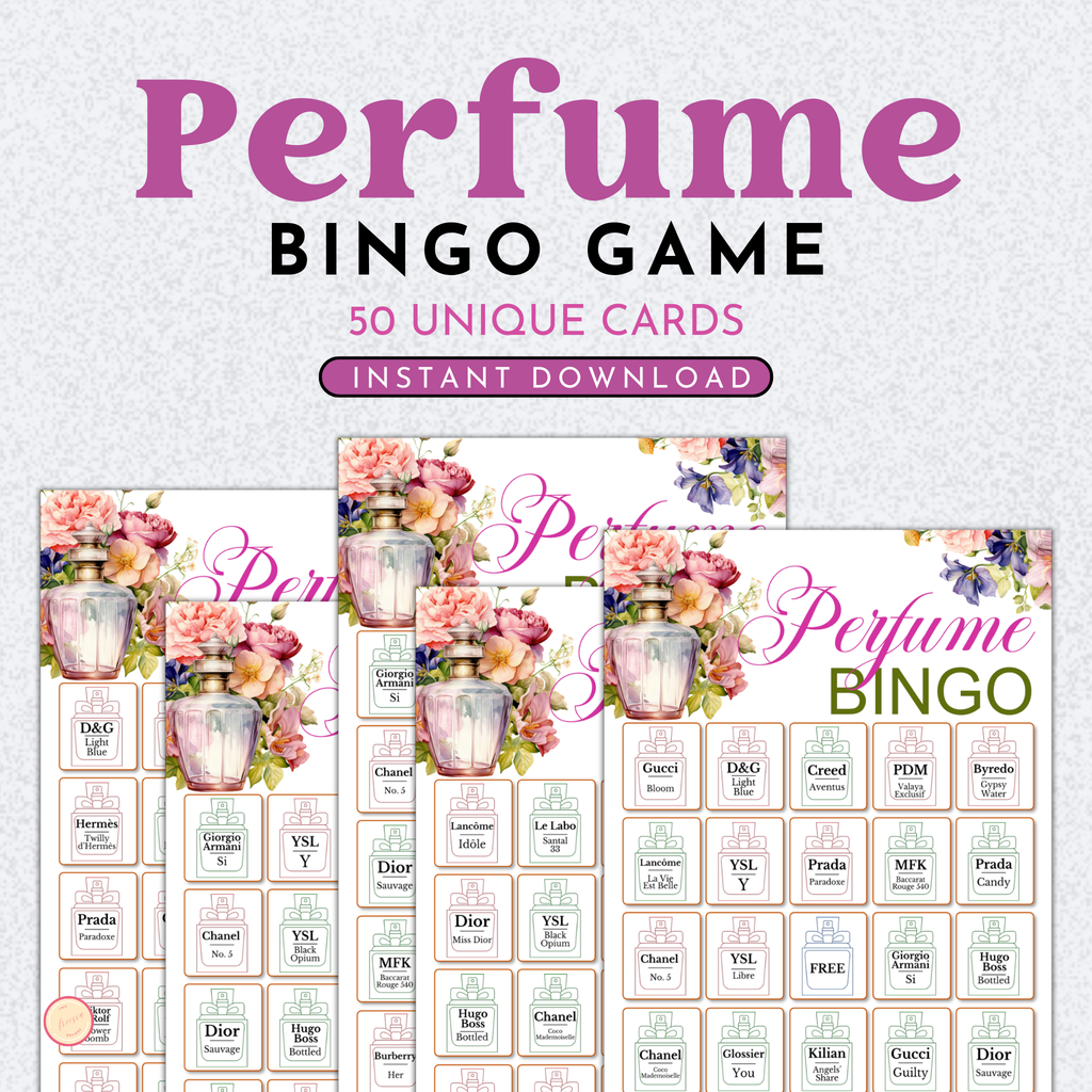 Perfume Bingo Game | 50 Cards