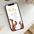 Cheers to Thirty Invitation Template