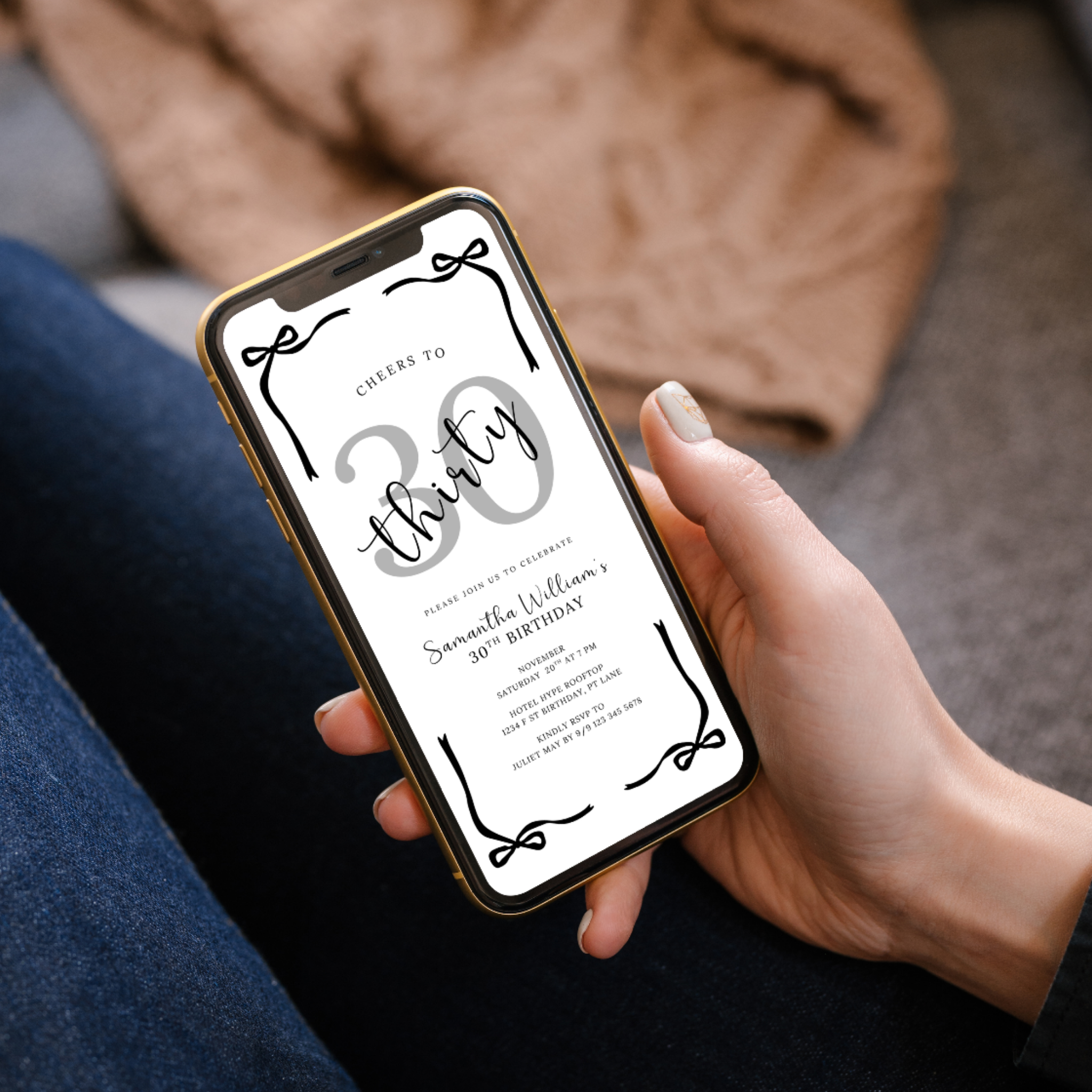 Cheers to 30 Invitation Template