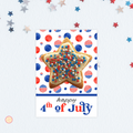 4th of July Cookie Card