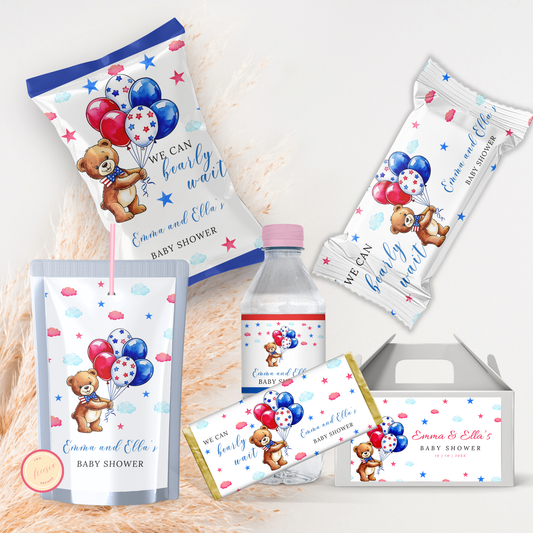 Patriotic Baby Shower Favor Bundle